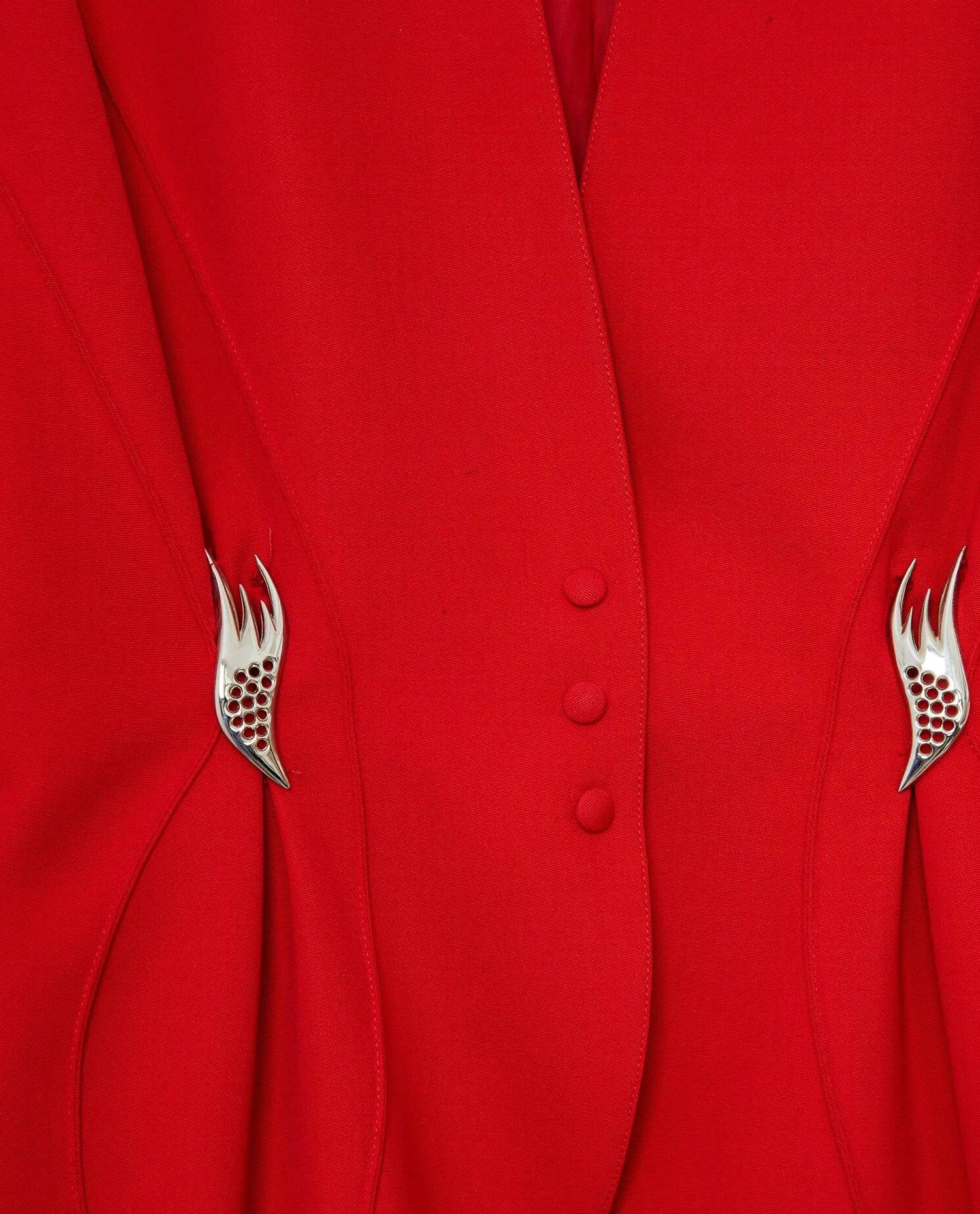 Vintage Thierry Mugler red jacket - Photo 4