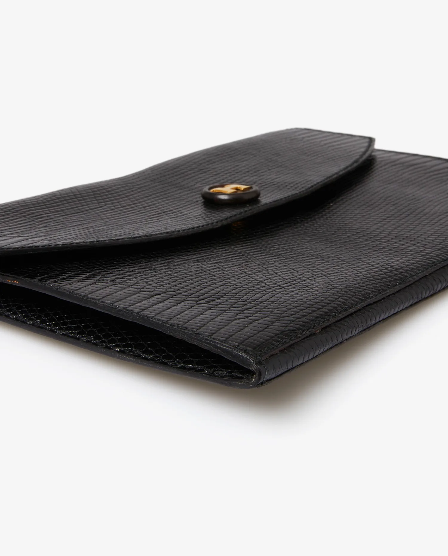 Pochette Hermès Rio Varan Salvator noir - Photo 3