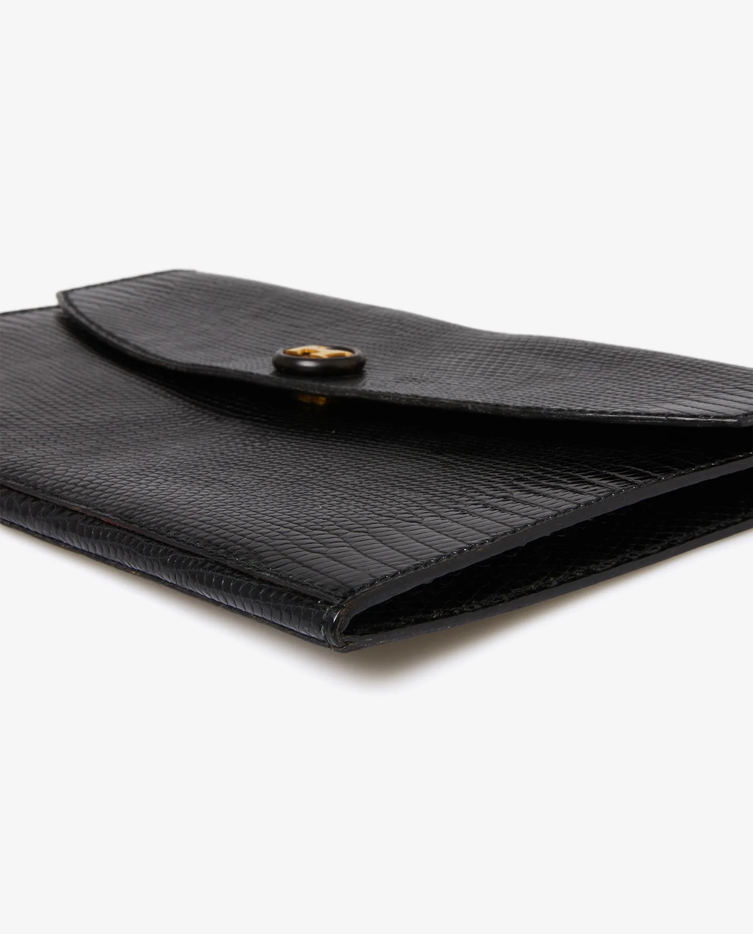 Pochette Hermès Rio Varan Salvator noir - Photo 4