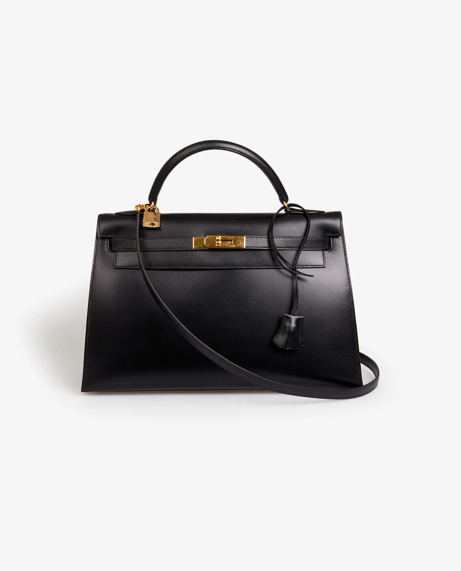 Acheter sac Kelly 32 sellier Hermès box noir