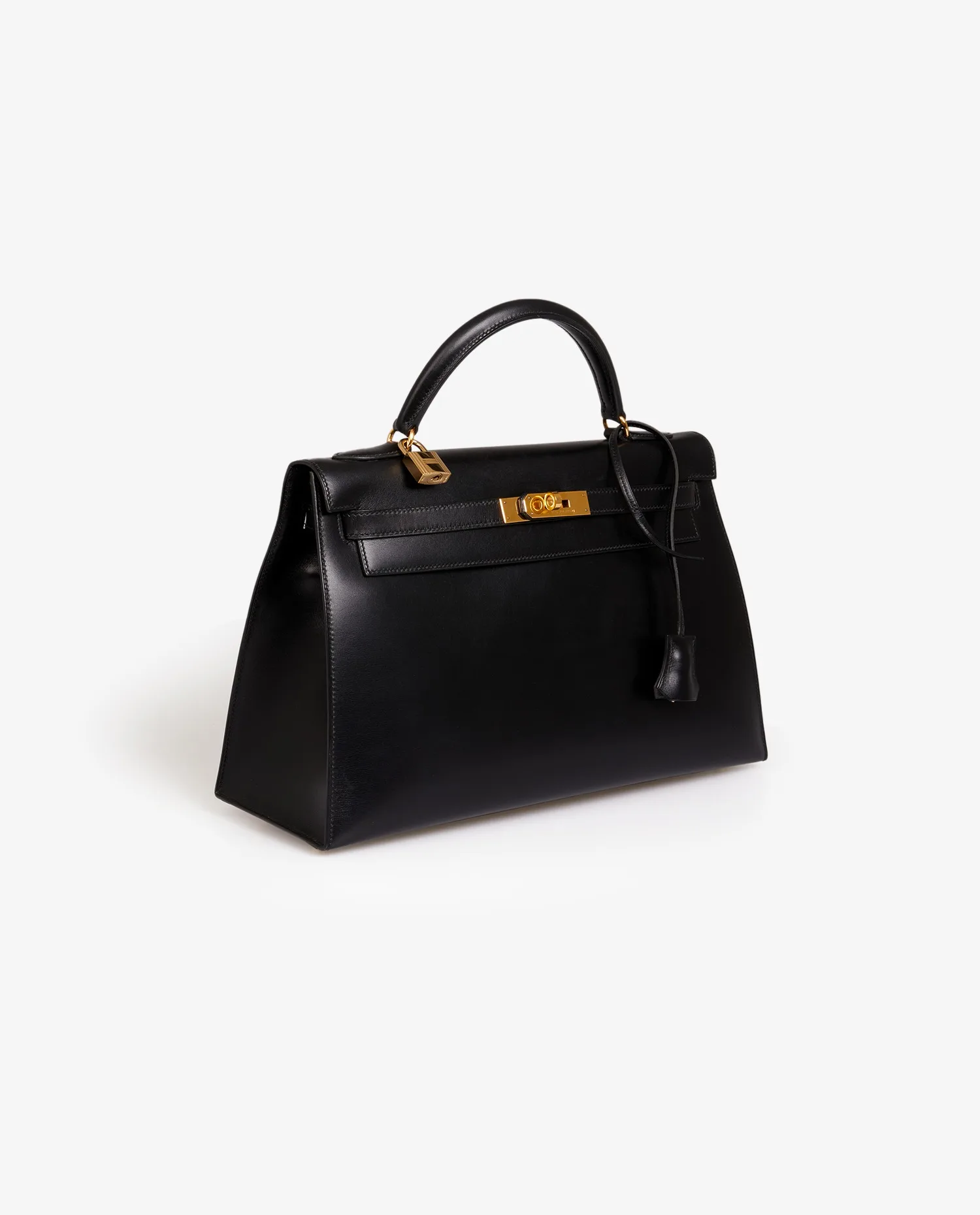 Kelly 32 sellier Hermès box noir - Photo 2