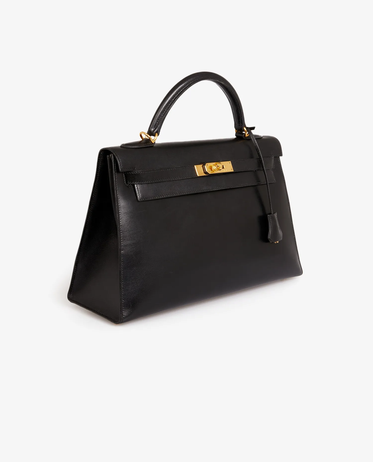 Kelly II 32 Hermès sellier box noir - Photo 2