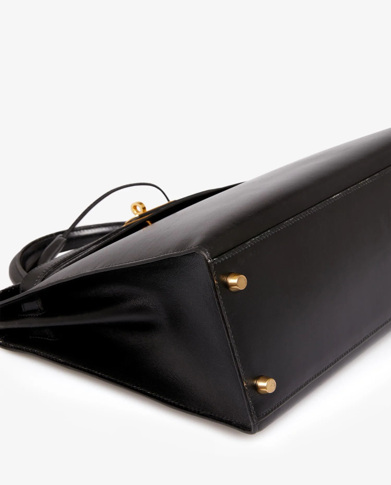 Kelly II 32 Hermès sellier box noir - Photo 6