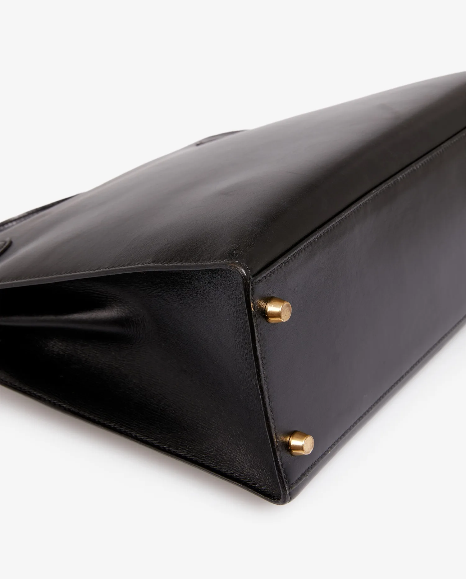 Kelly II 32 Hermès sellier box noir - Photo 8