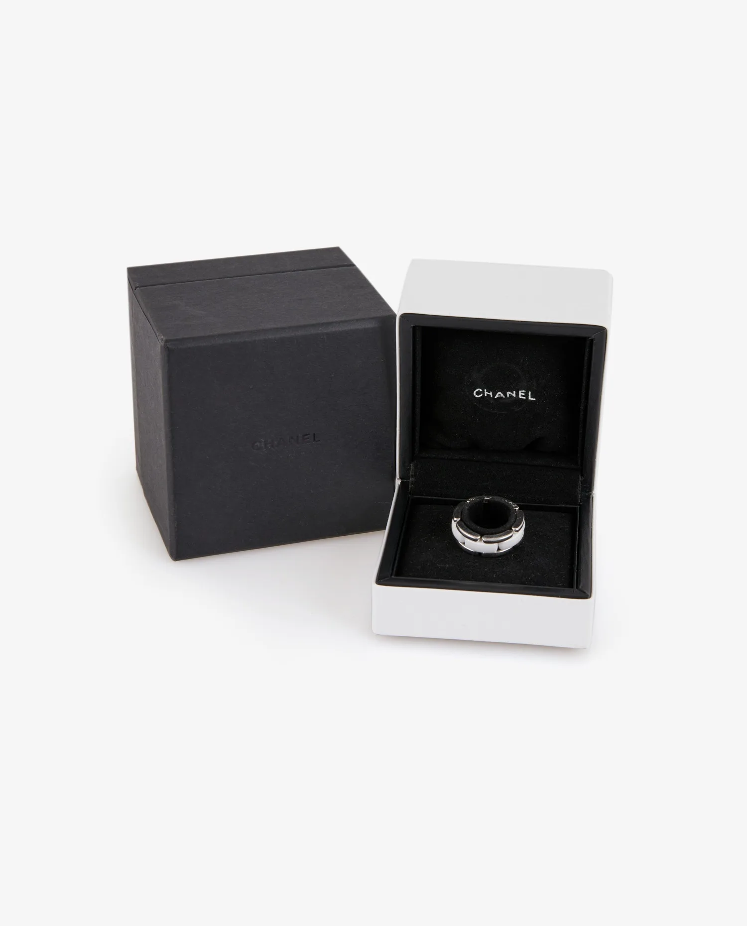 Bague Ultra Chanel céramique blanche - Photo 3