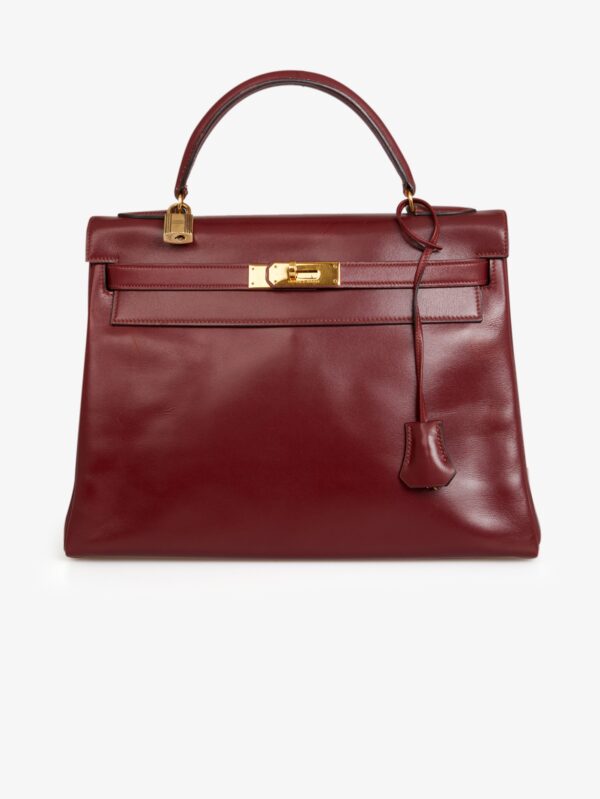 Buy Kelly 32 bag red H Hermès leather box
