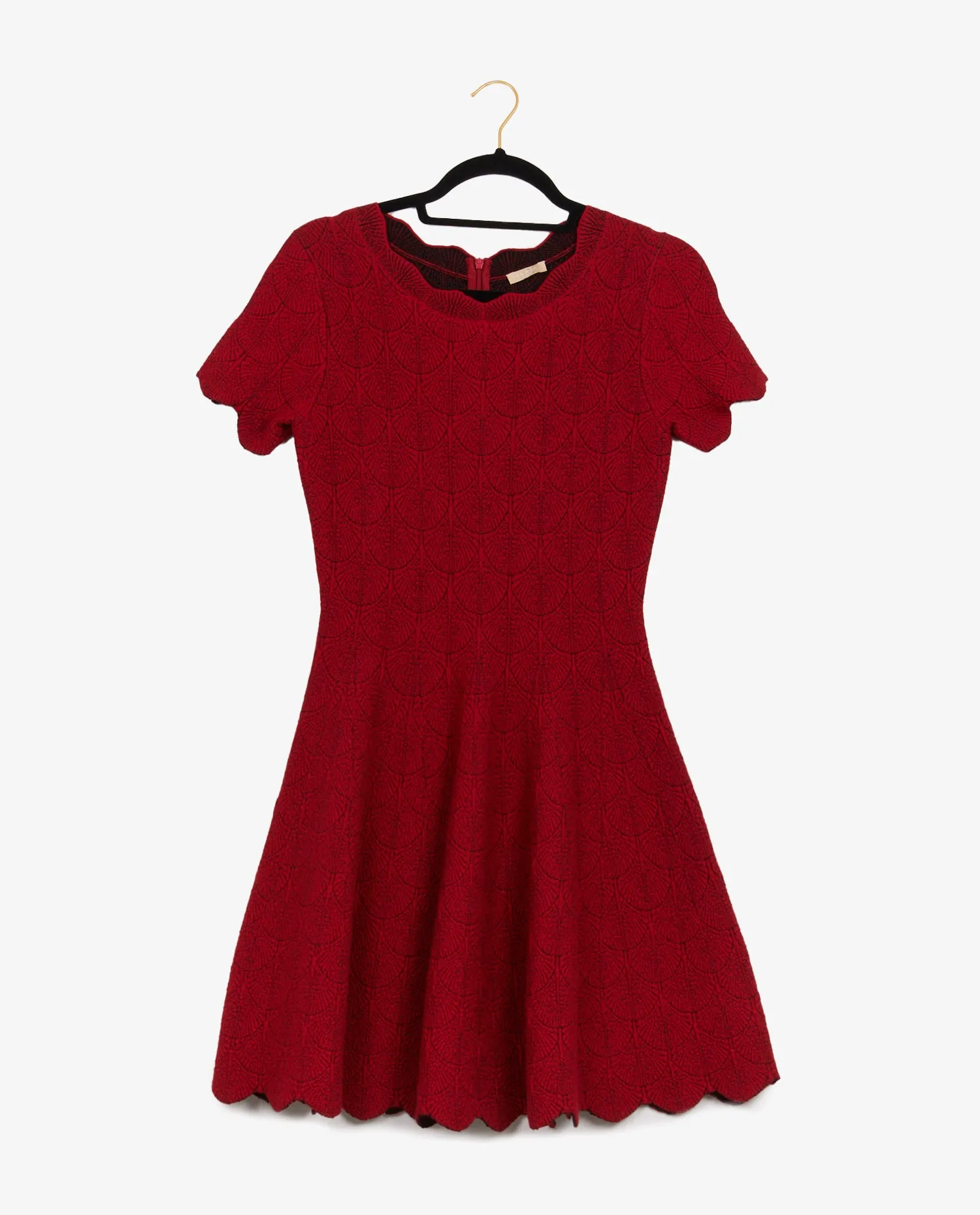 Robe Alaia rouge - Photo 1