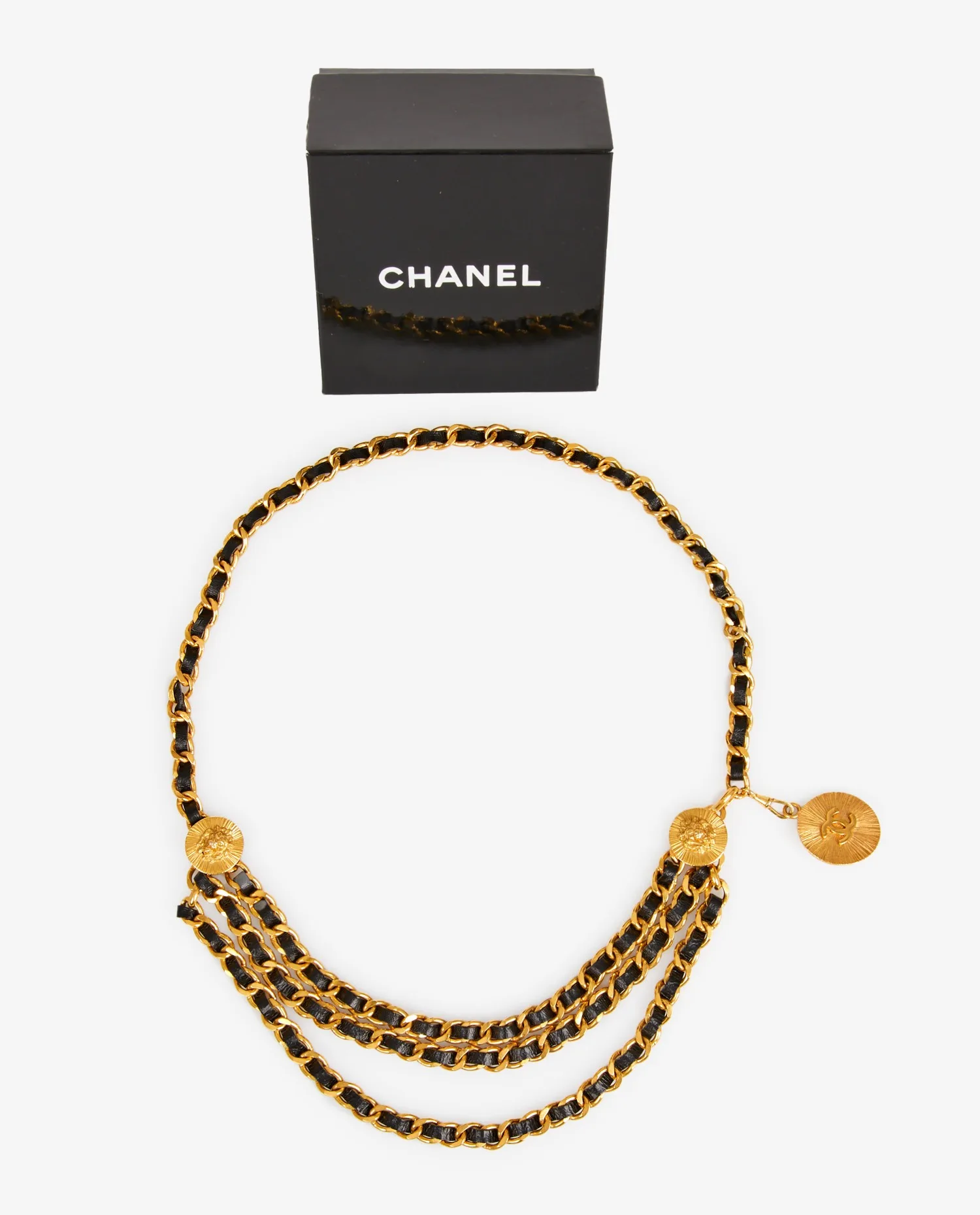 Ceinture Chanel vintage triple rangs - Photo 6