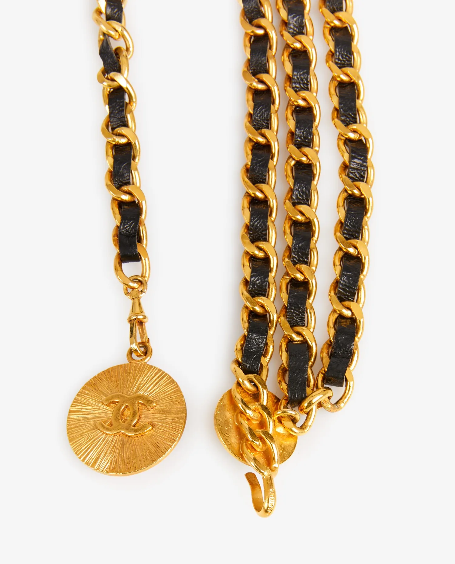 Ceinture Chanel vintage triple rangs - Photo 4