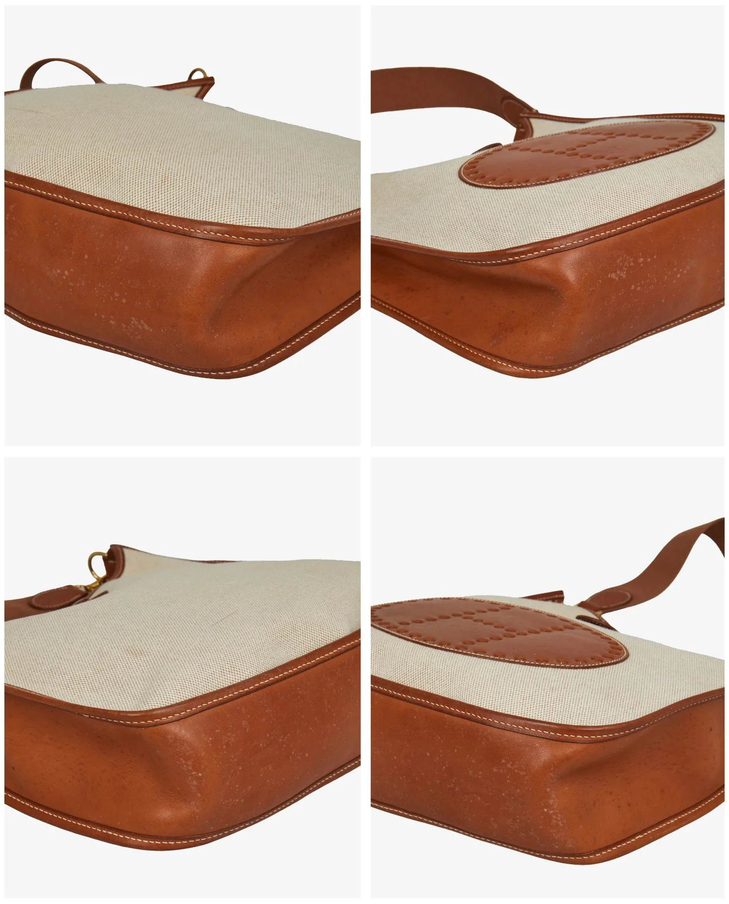 Evelyne Hermès canvas and leather bag - Photo 6