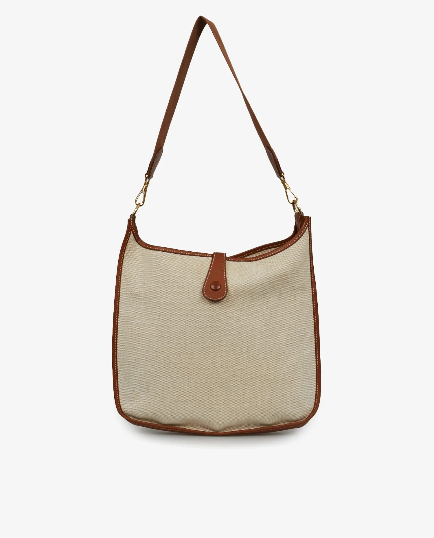 Evelyne Hermès canvas and leather bag - Photo 4