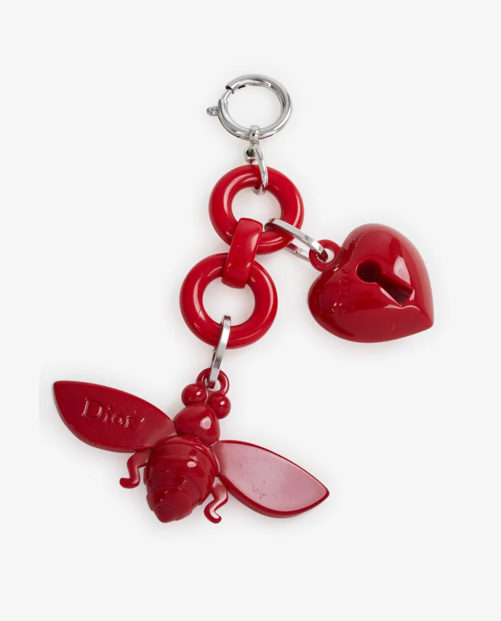 Christian Dior red key ring - Old Fashioned Club
