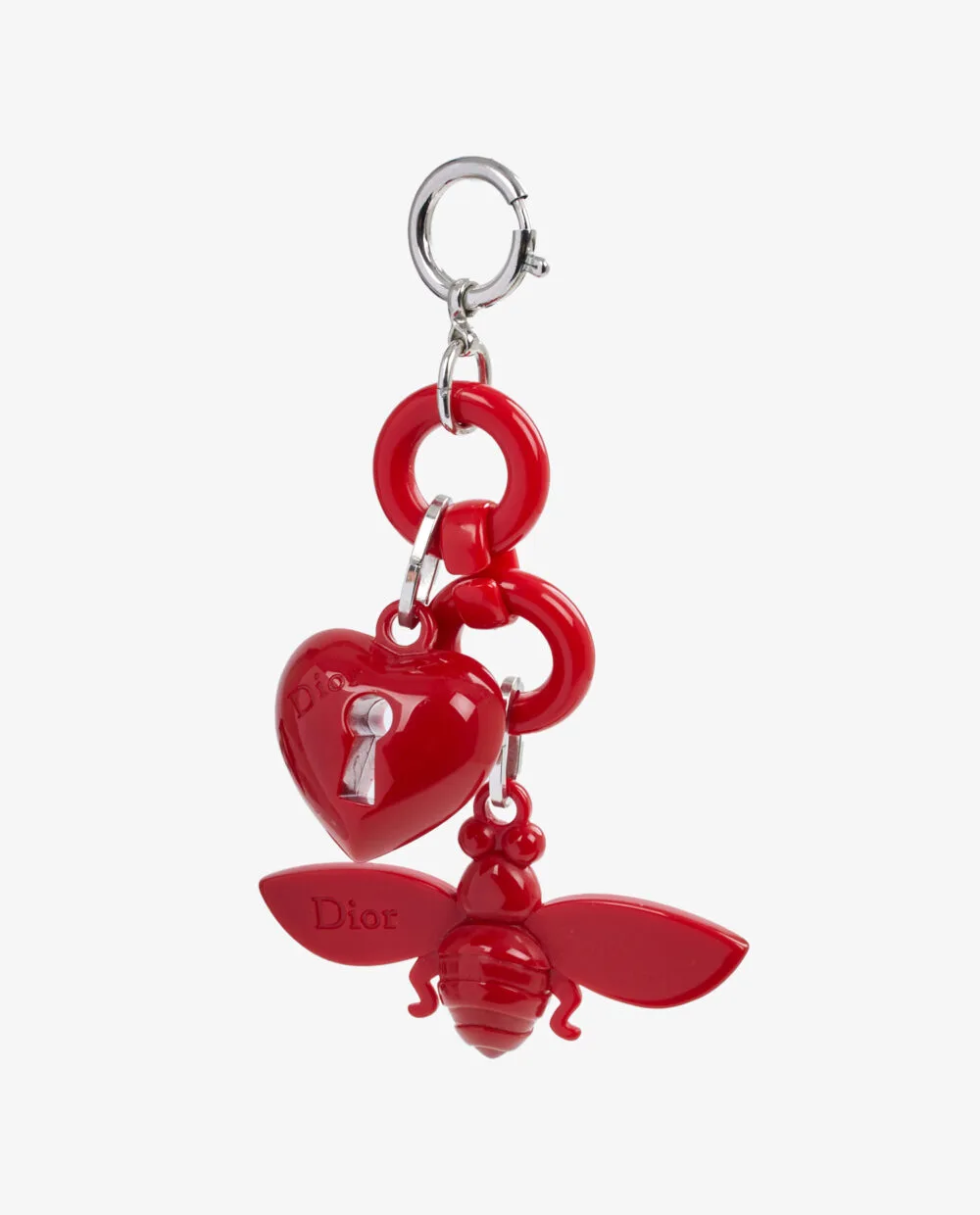 Christian Dior red key ring - Old Fashioned Club