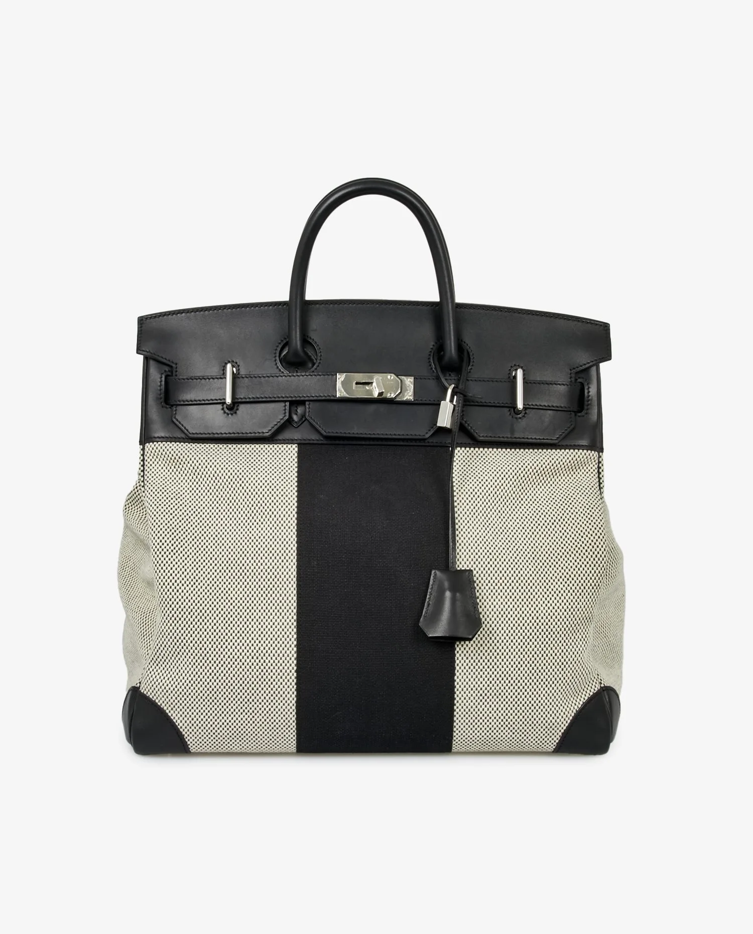 Hac 40 Hermès toile et cuir - Photo 1