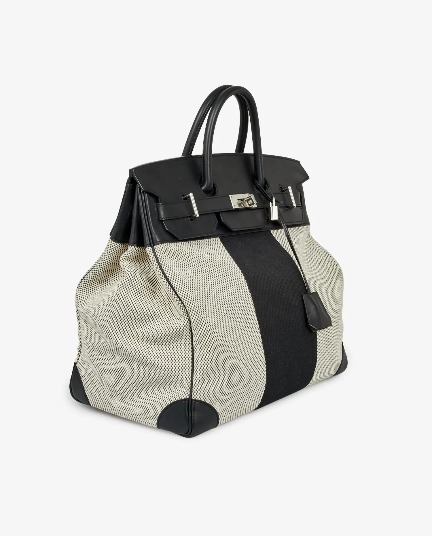 Hac 40 Hermès toile et cuir - Photo 2