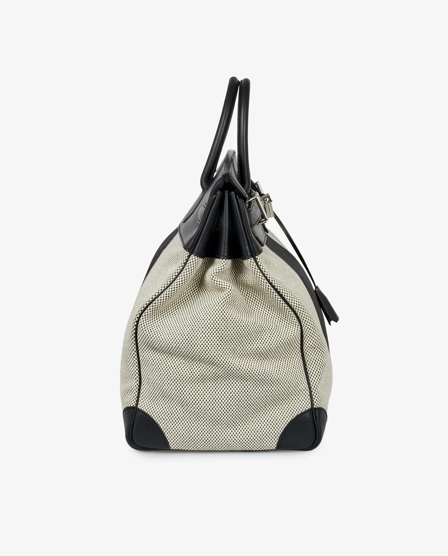 Hac 40 Hermès toile et cuir - Photo 3