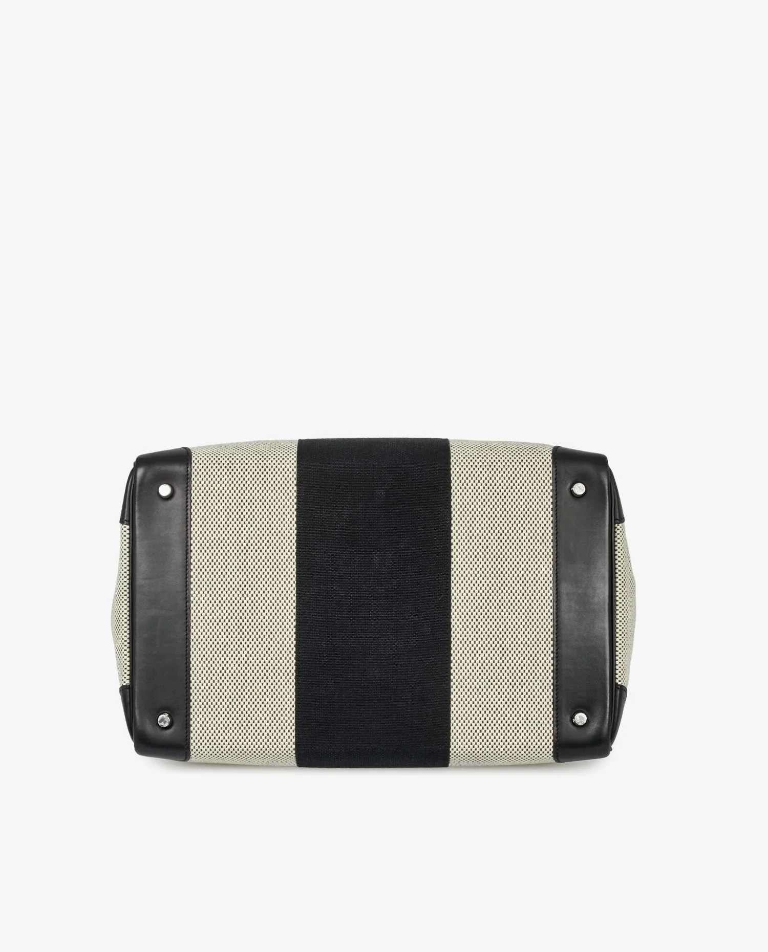 Hac 40 Hermès toile et cuir - Photo 5