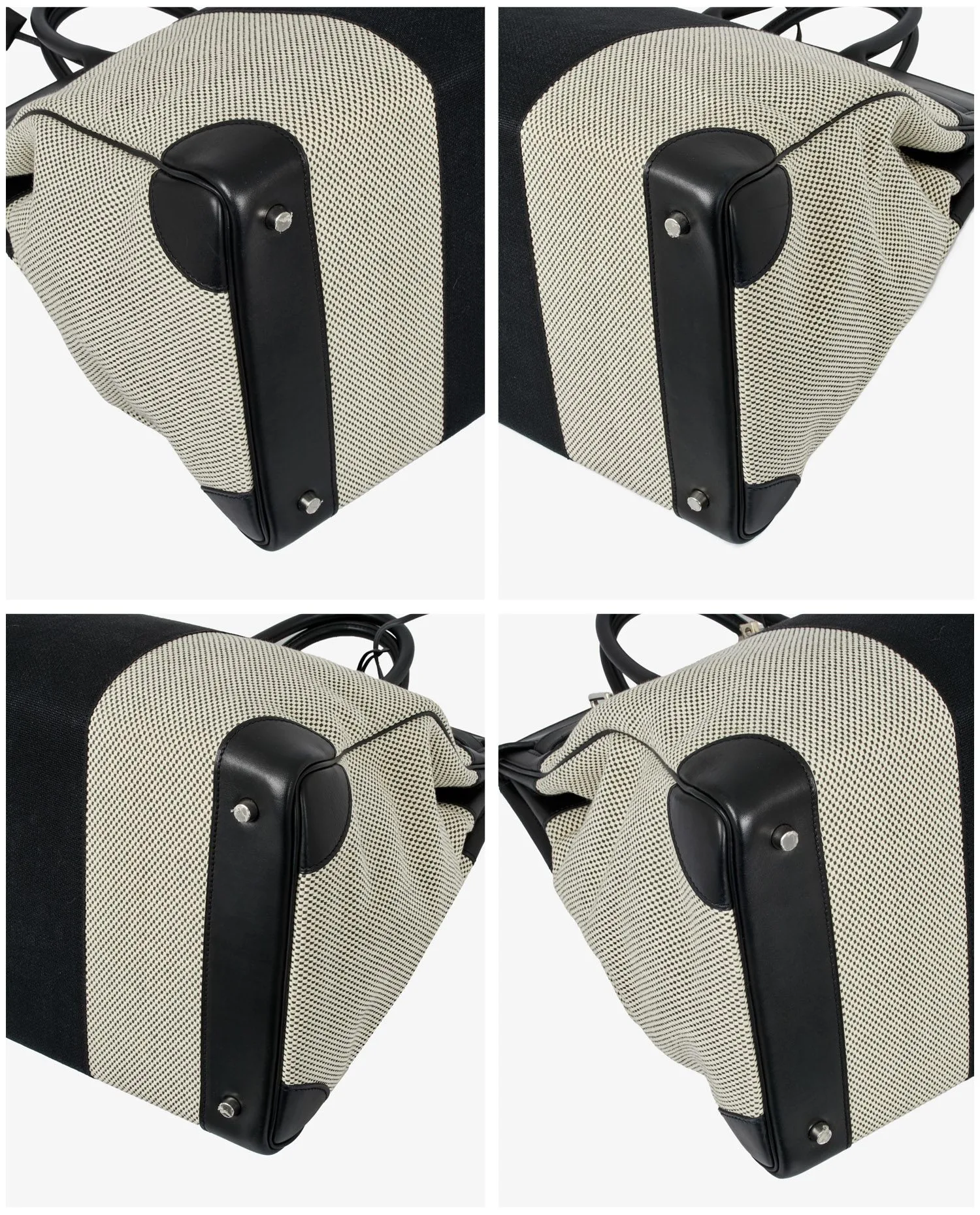 Hac 40 Hermès toile et cuir - Photo 6