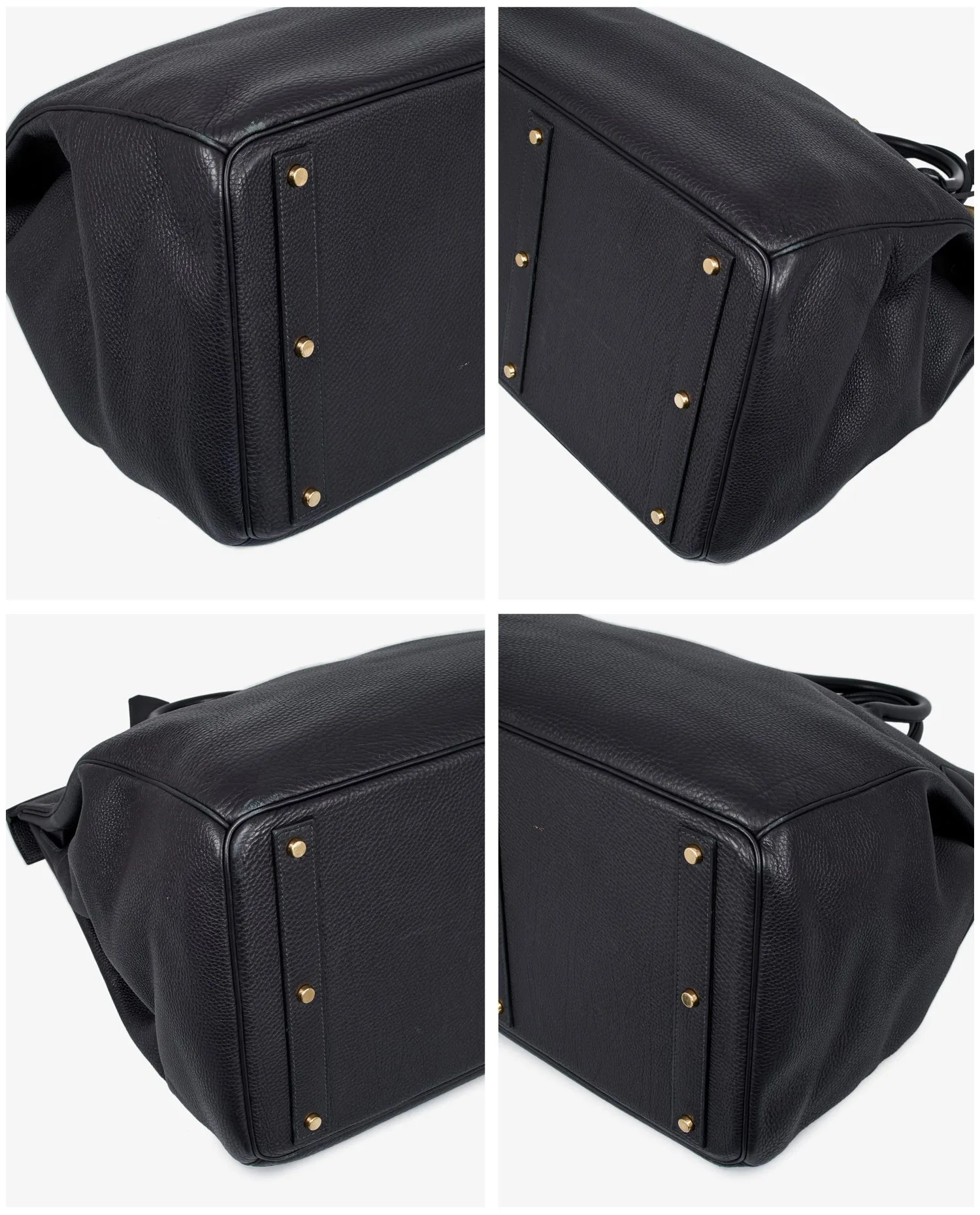 Hermès HAC 50 cuir togo noir - Photo 6