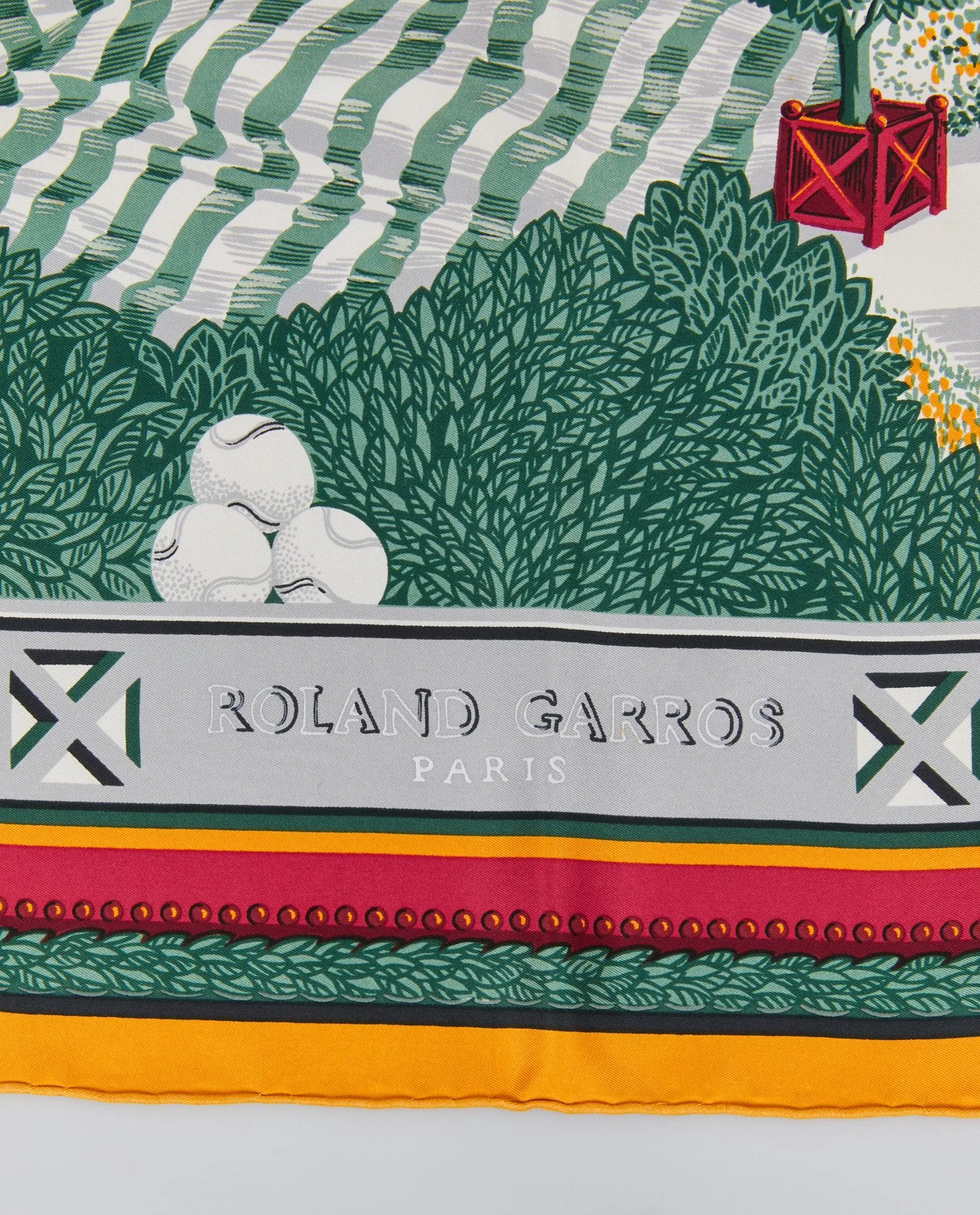 Carré soie "Roland Garros" - Photo 5