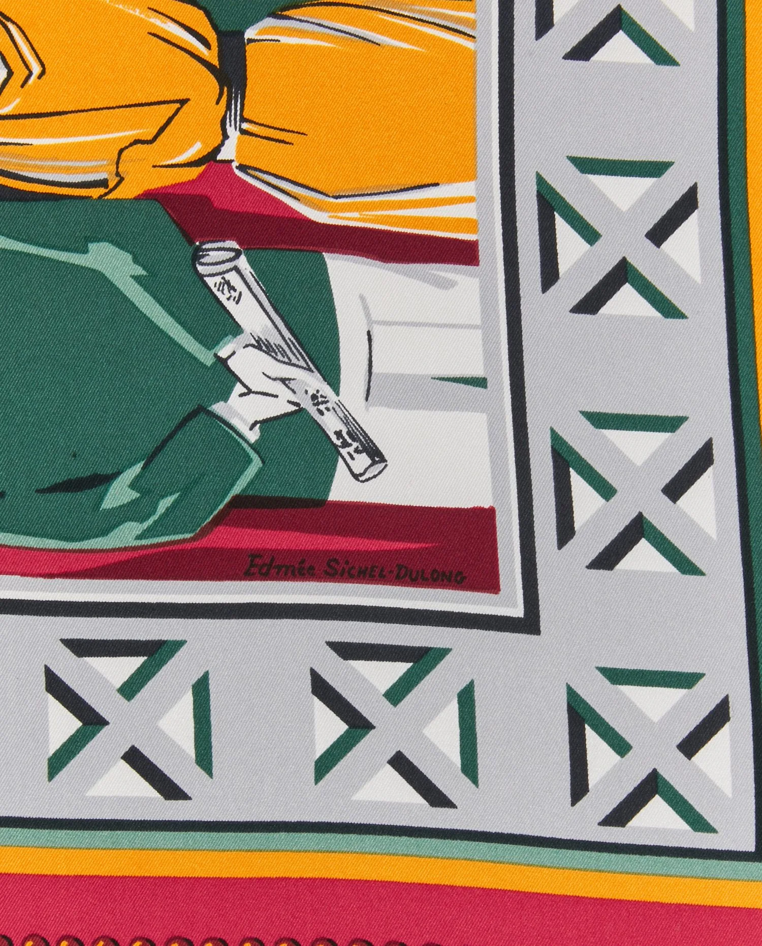 Carré soie "Roland Garros" - Photo 8