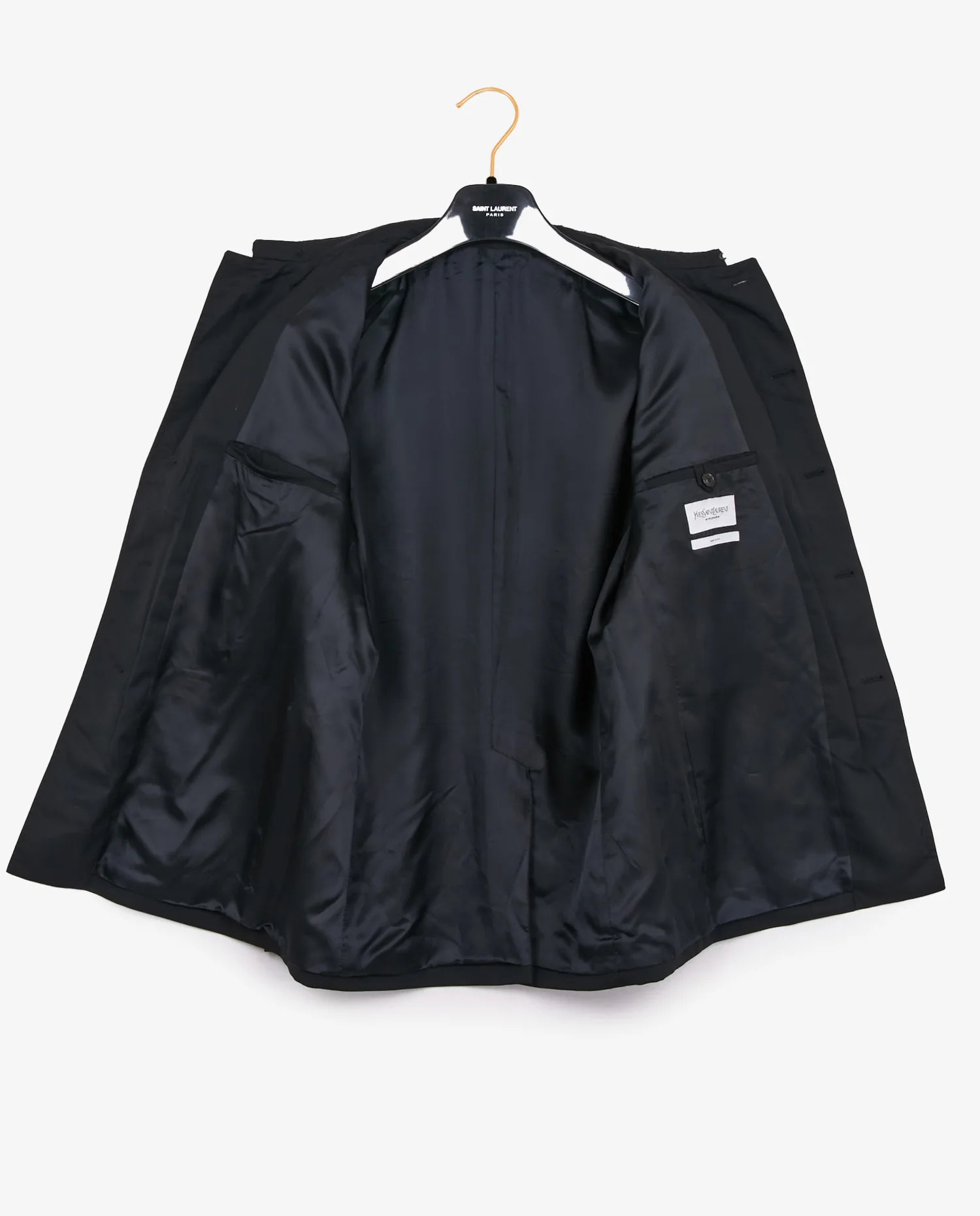 Veste Officier noire Yves Saint Laurent - Photo 3