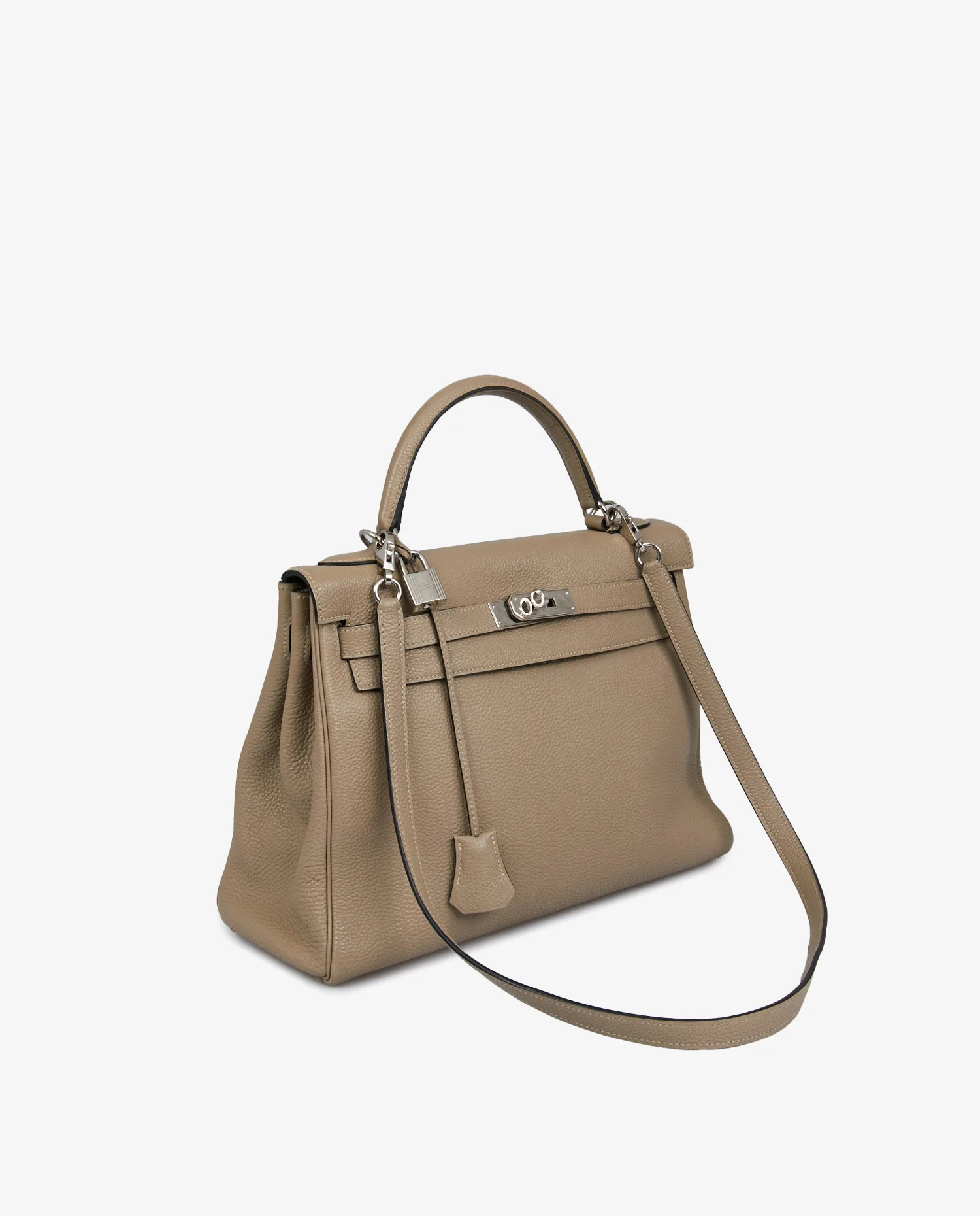 Sac Kelly II Hermès cuir togo Trench - Photo 2
