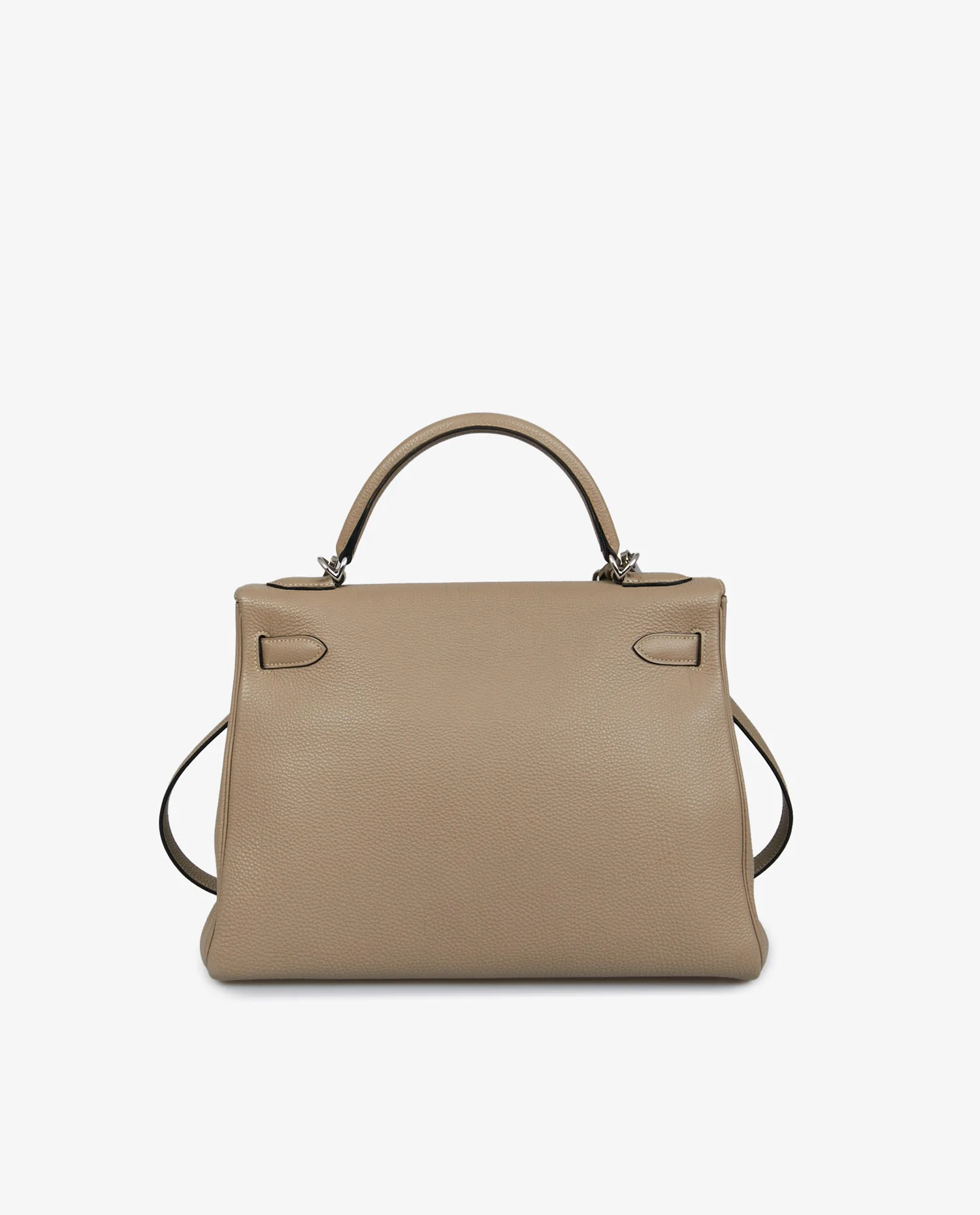 Sac Kelly II Hermès cuir togo Trench - Photo 4