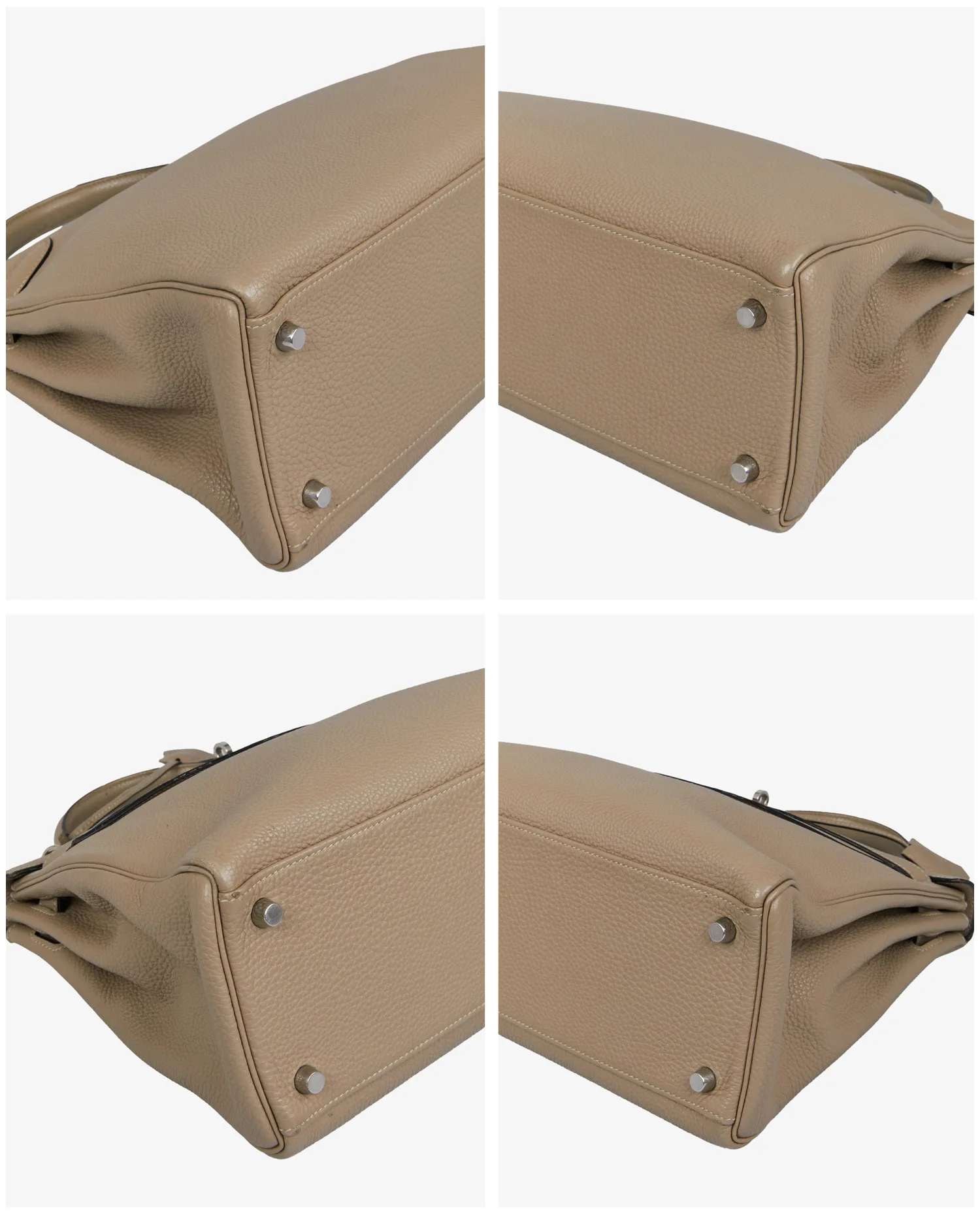 Sac Kelly II Hermès cuir togo Trench - Photo 6