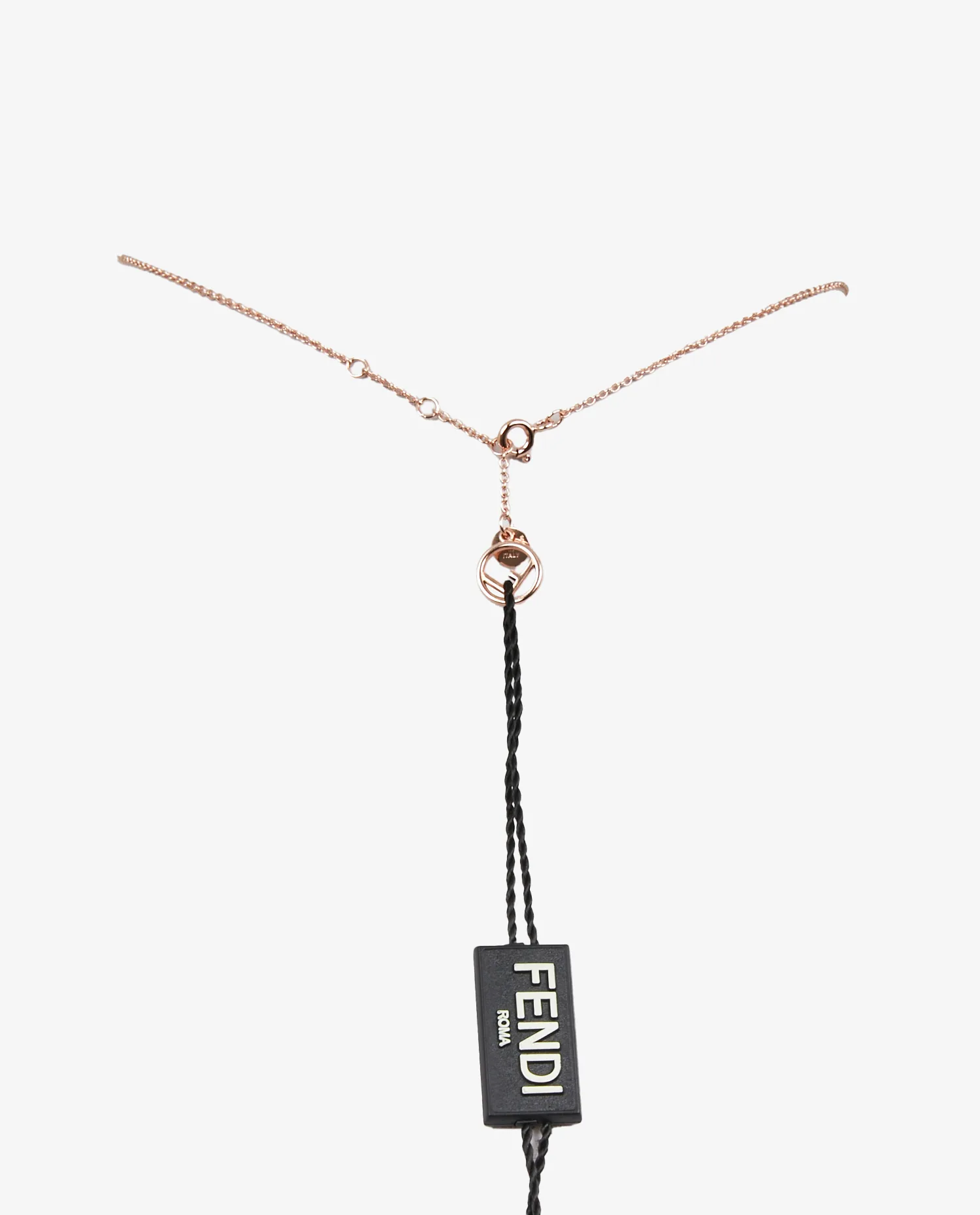 F is Fendi rose gold necklace - Photo 2