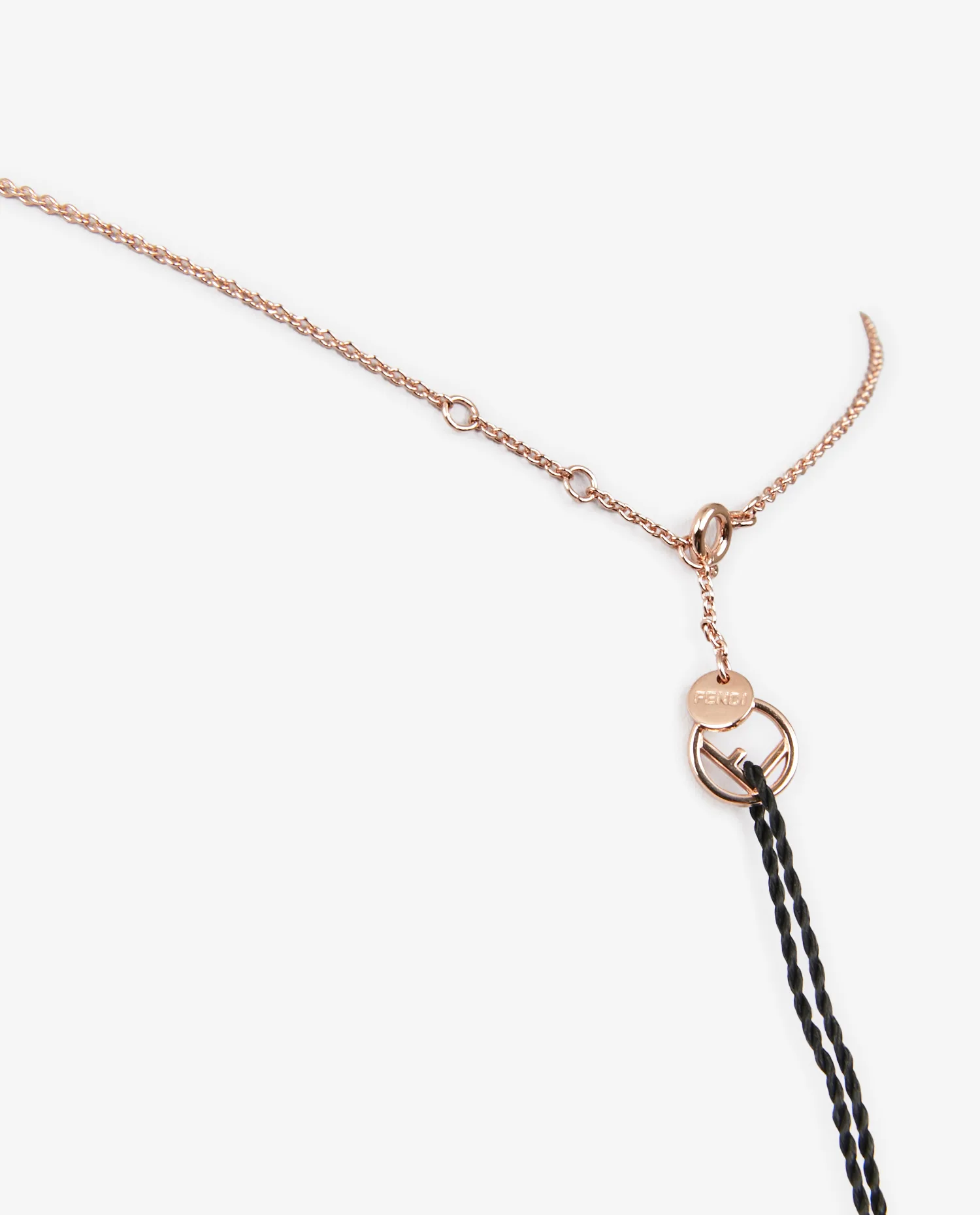 F is Fendi rose gold necklace - Photo 5