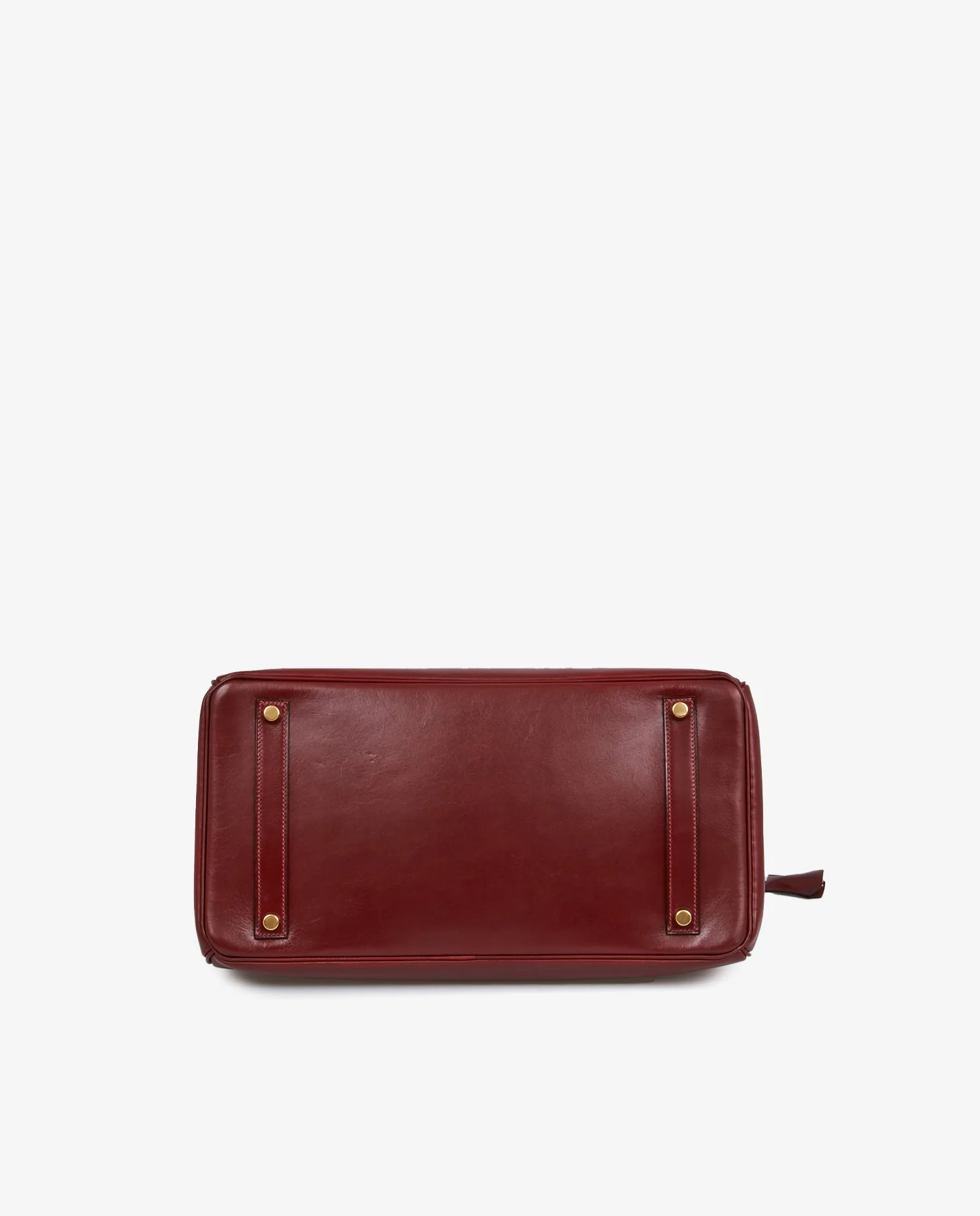 Birkin 35 Hermès cuir box Rouge H - Photo 5