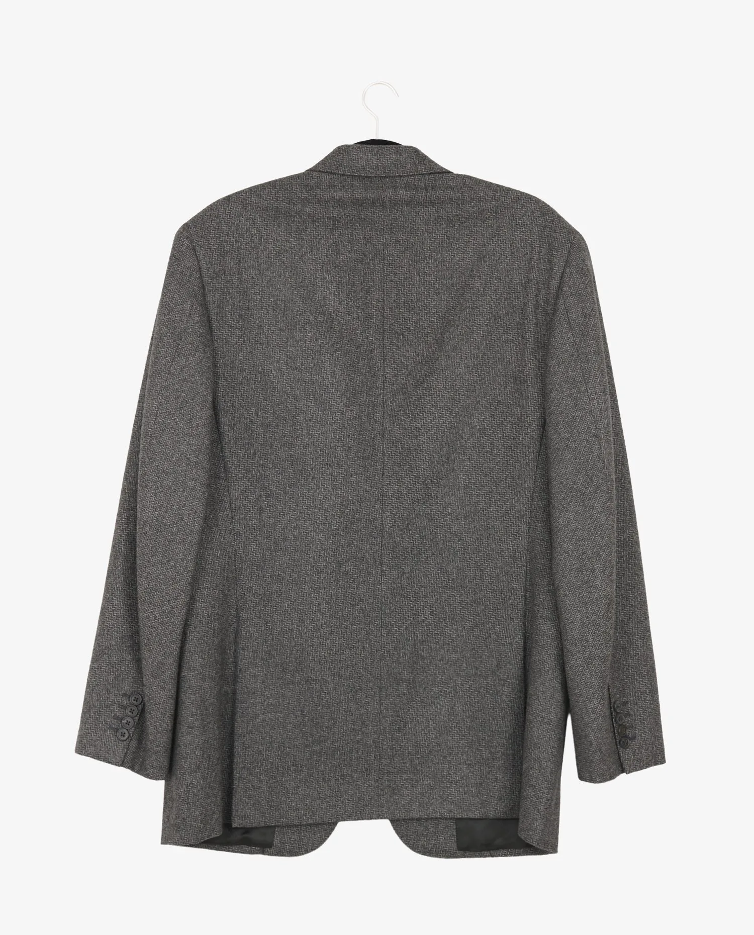 Grey cashmere Hermès jacket - Photo 2