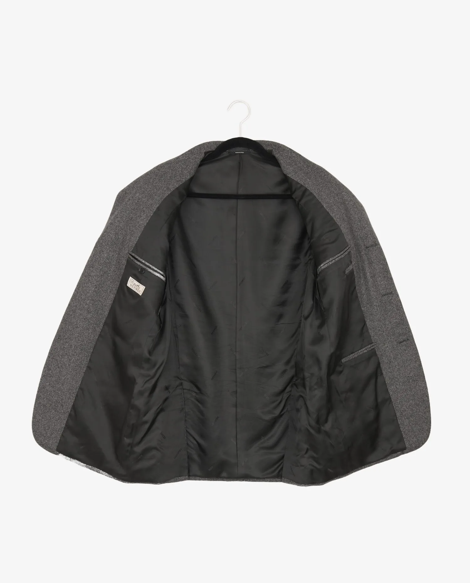 Grey cashmere Hermès jacket - Photo 3