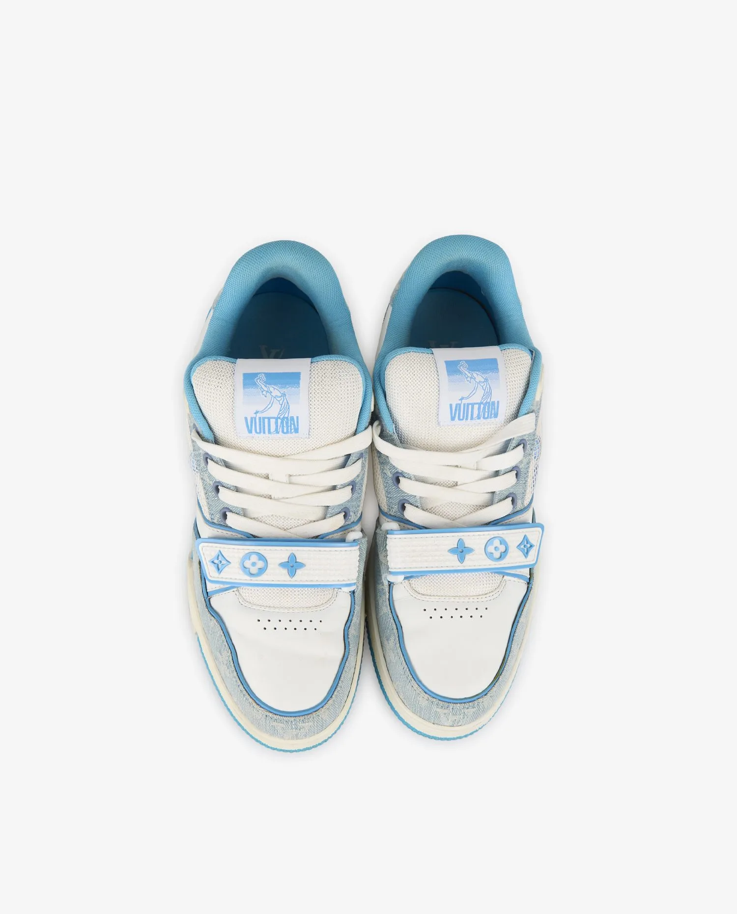 Louis Vuitton Trainer Monogram denim sneakers - Photo 6