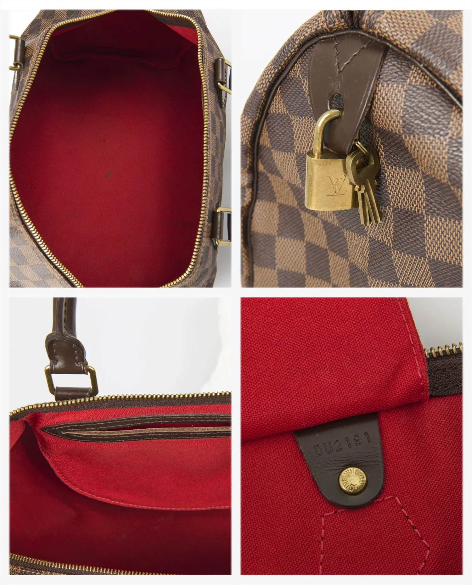 Speedy 35 Louis Vuitton damier - Photo 7