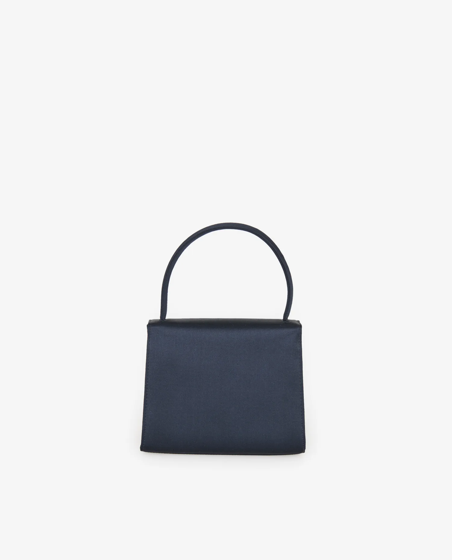 Chanel evening bag vintage black satin - Photo 4