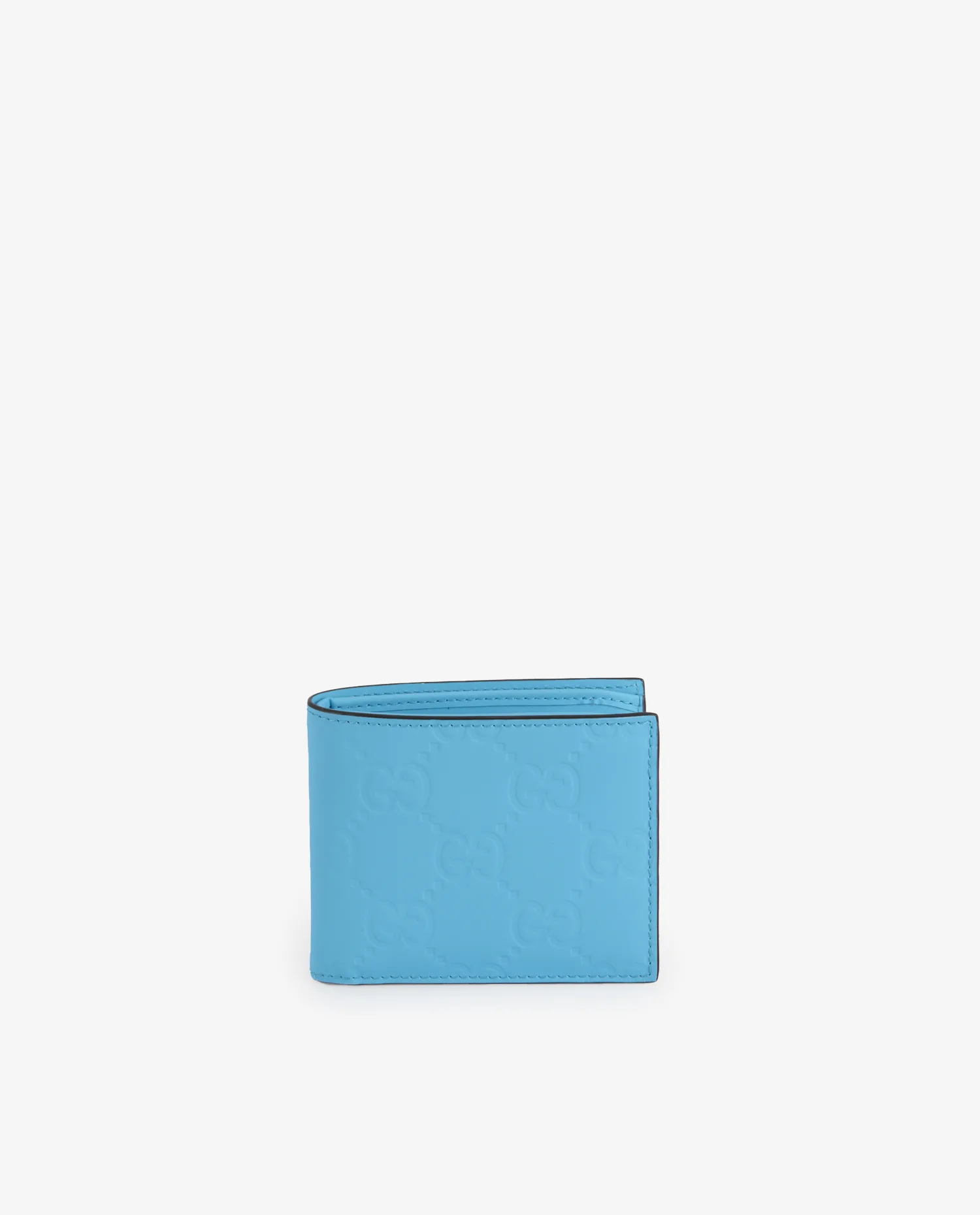 Portefeuille Gucci "Rubber Effect" bleu ciel - Photo 1