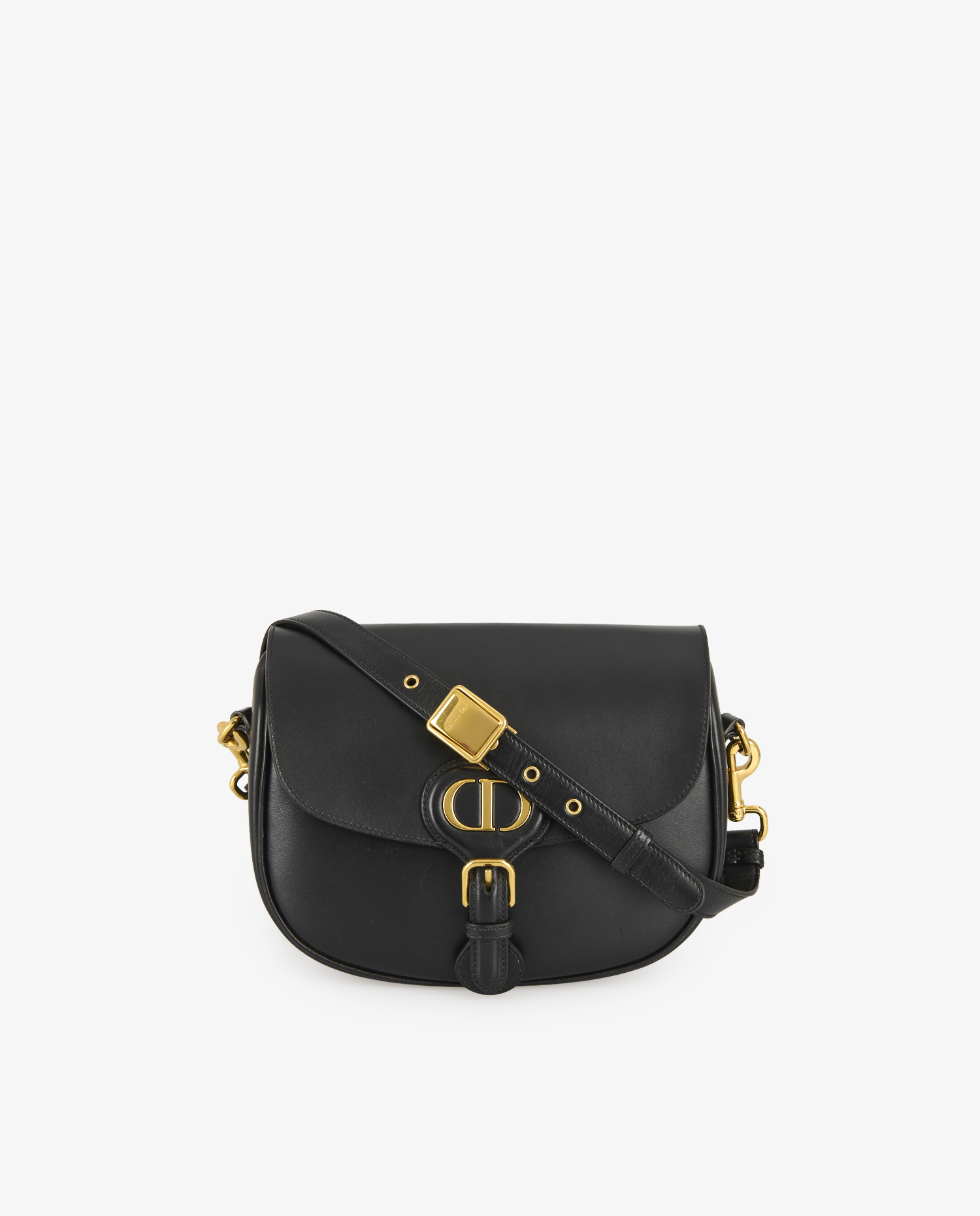 Sac Bobby Dior cuir box noir