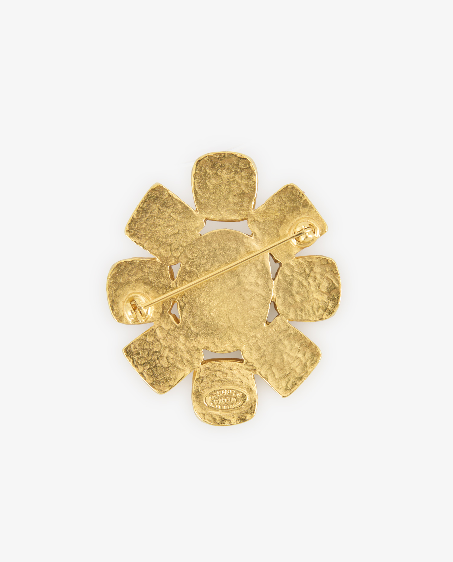 Broche ovale Chanel vintage - Image 2