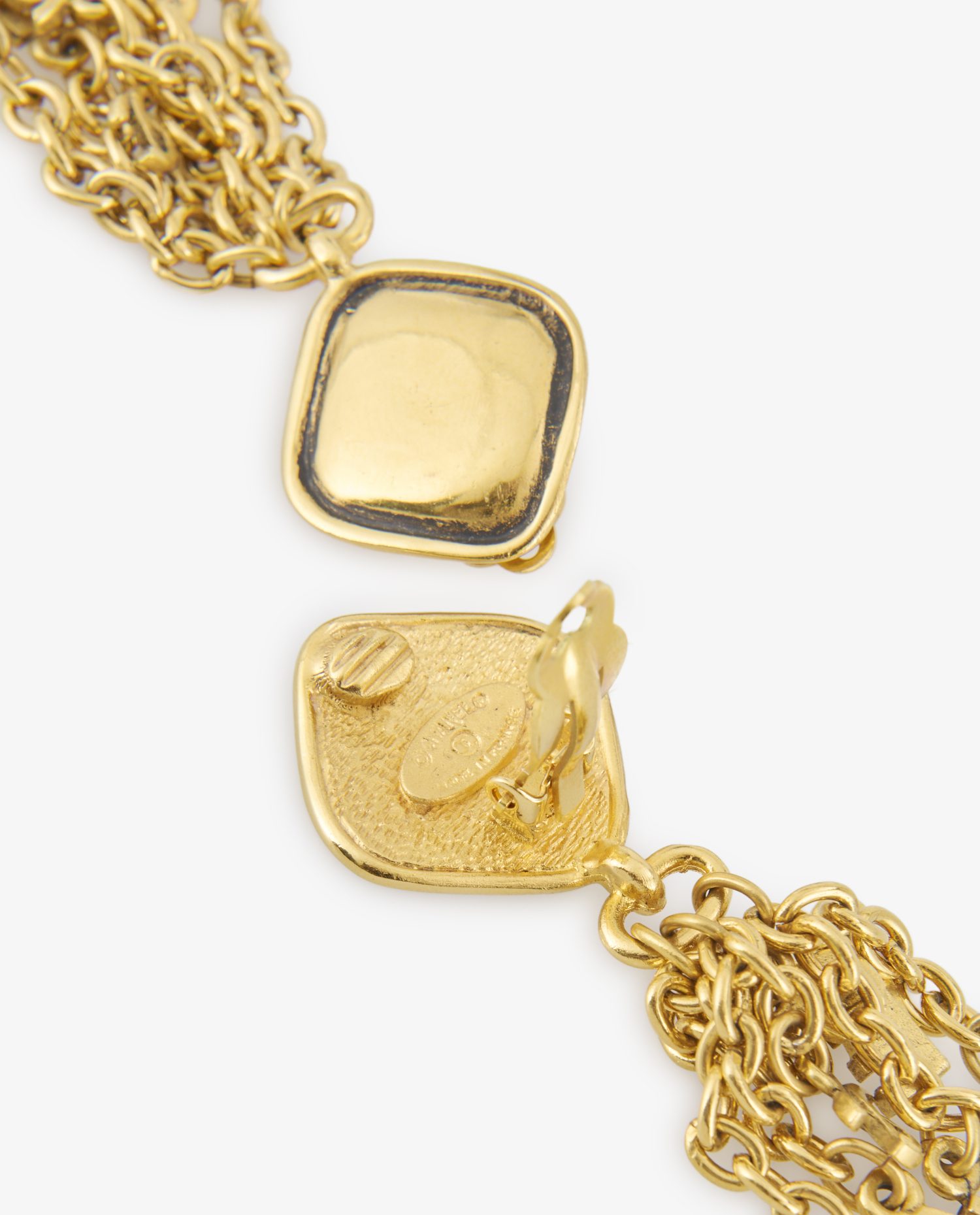 Vintage Chanel chain clips - Image 3