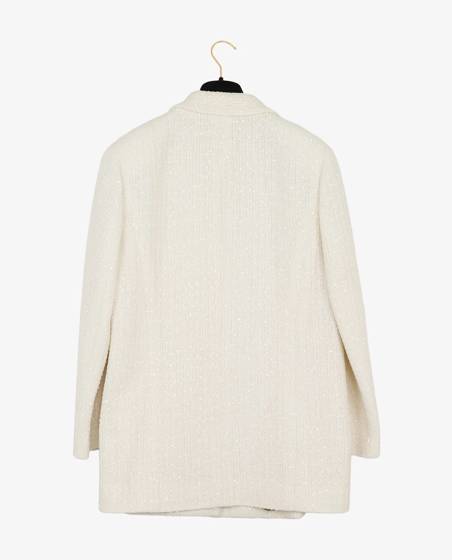 Chanel white tweed jacket - Photo 2