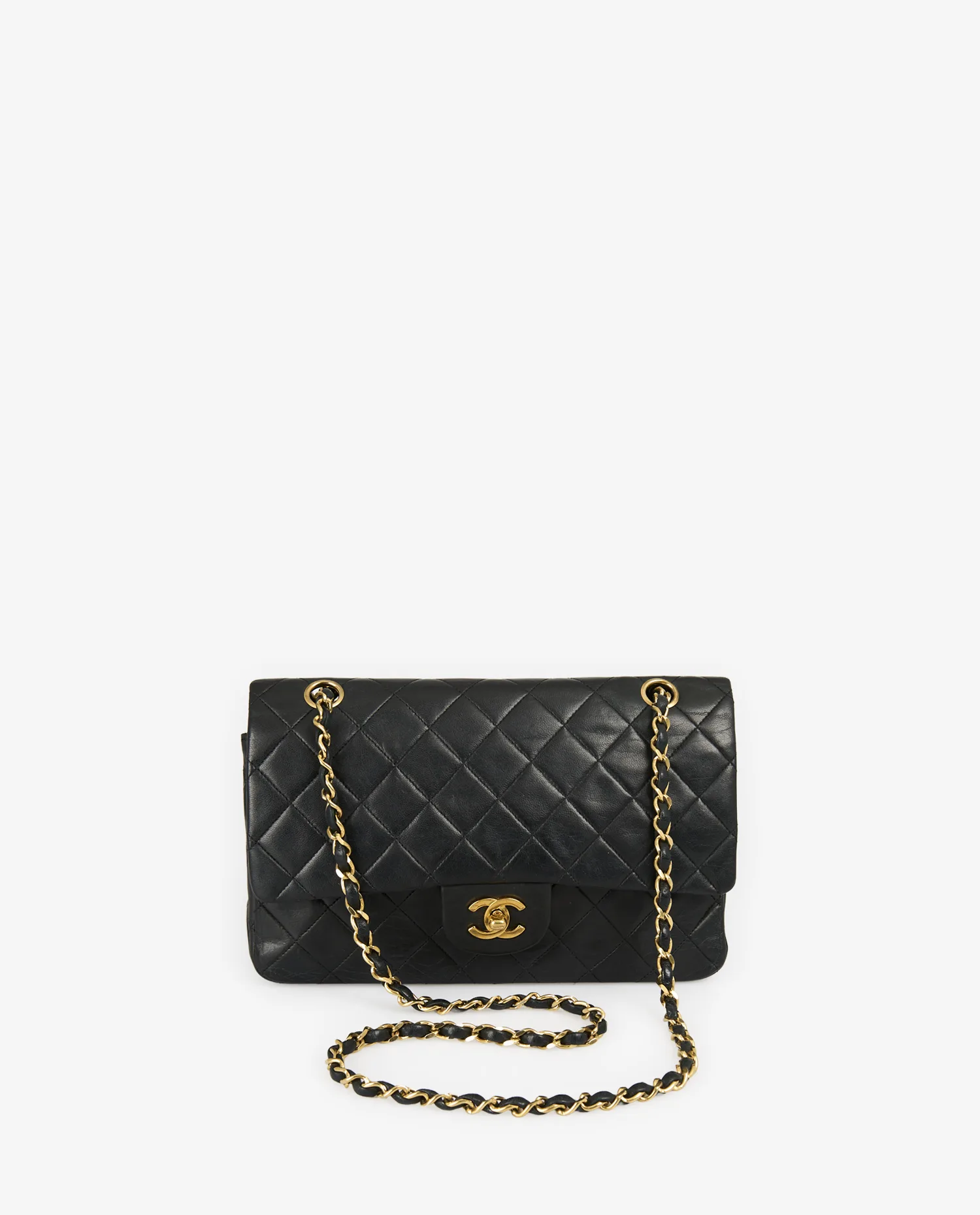 Sac Classique Chanel noir vintage - Photo 1