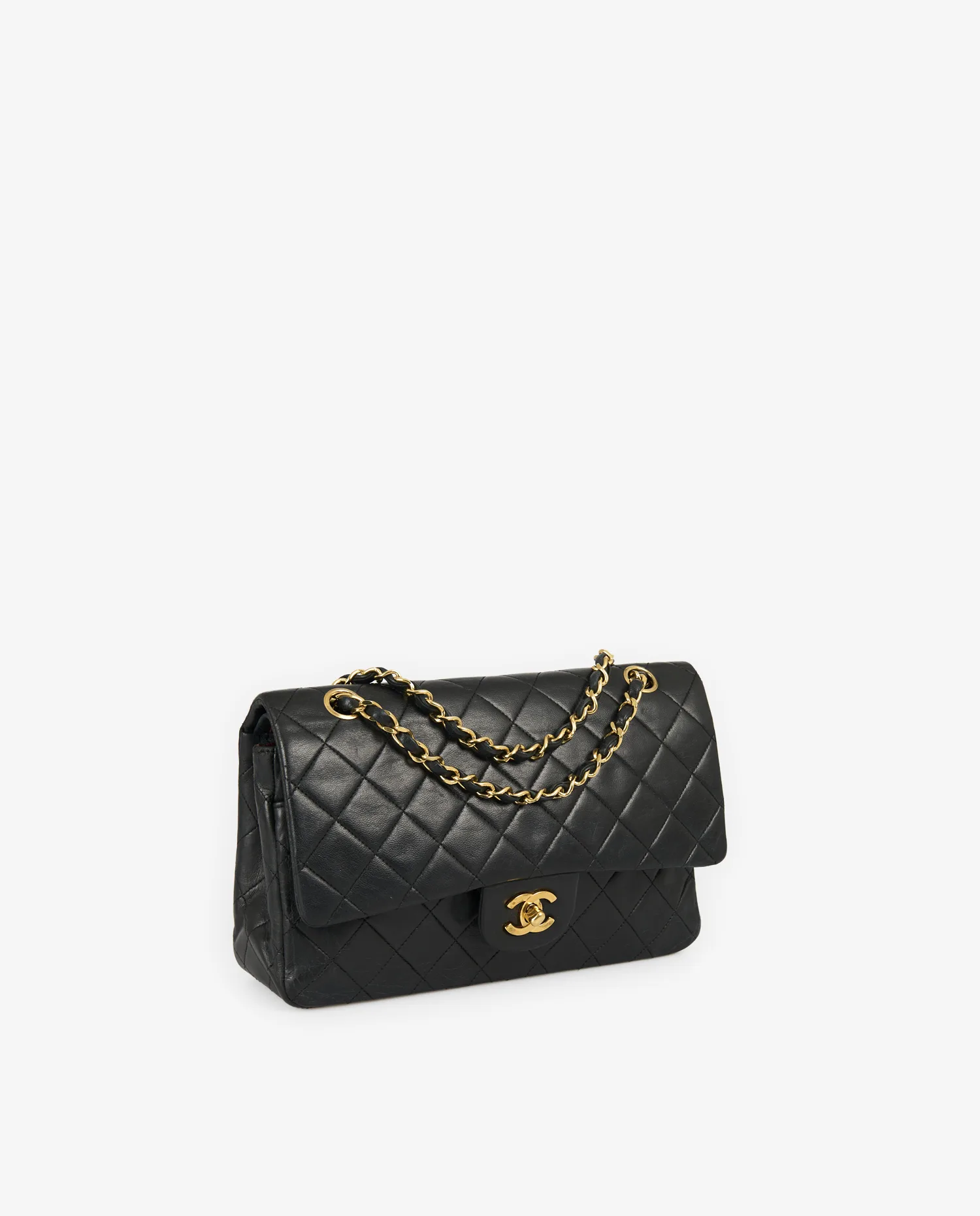 Sac Classique Chanel noir vintage - Photo 2