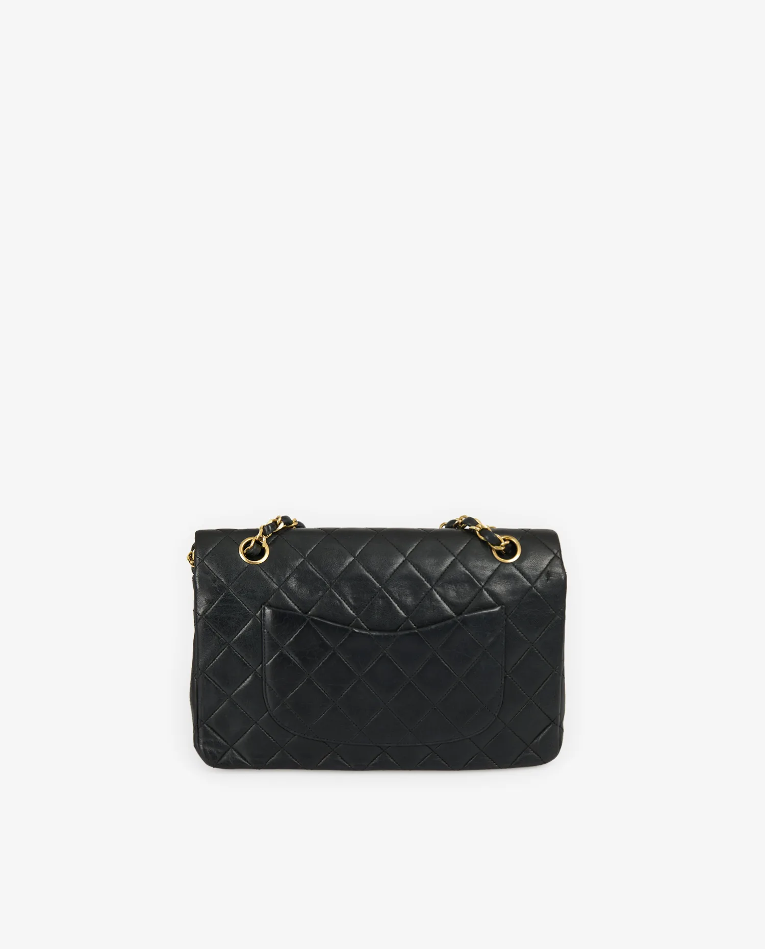 Sac Classique Chanel noir vintage - Photo 4