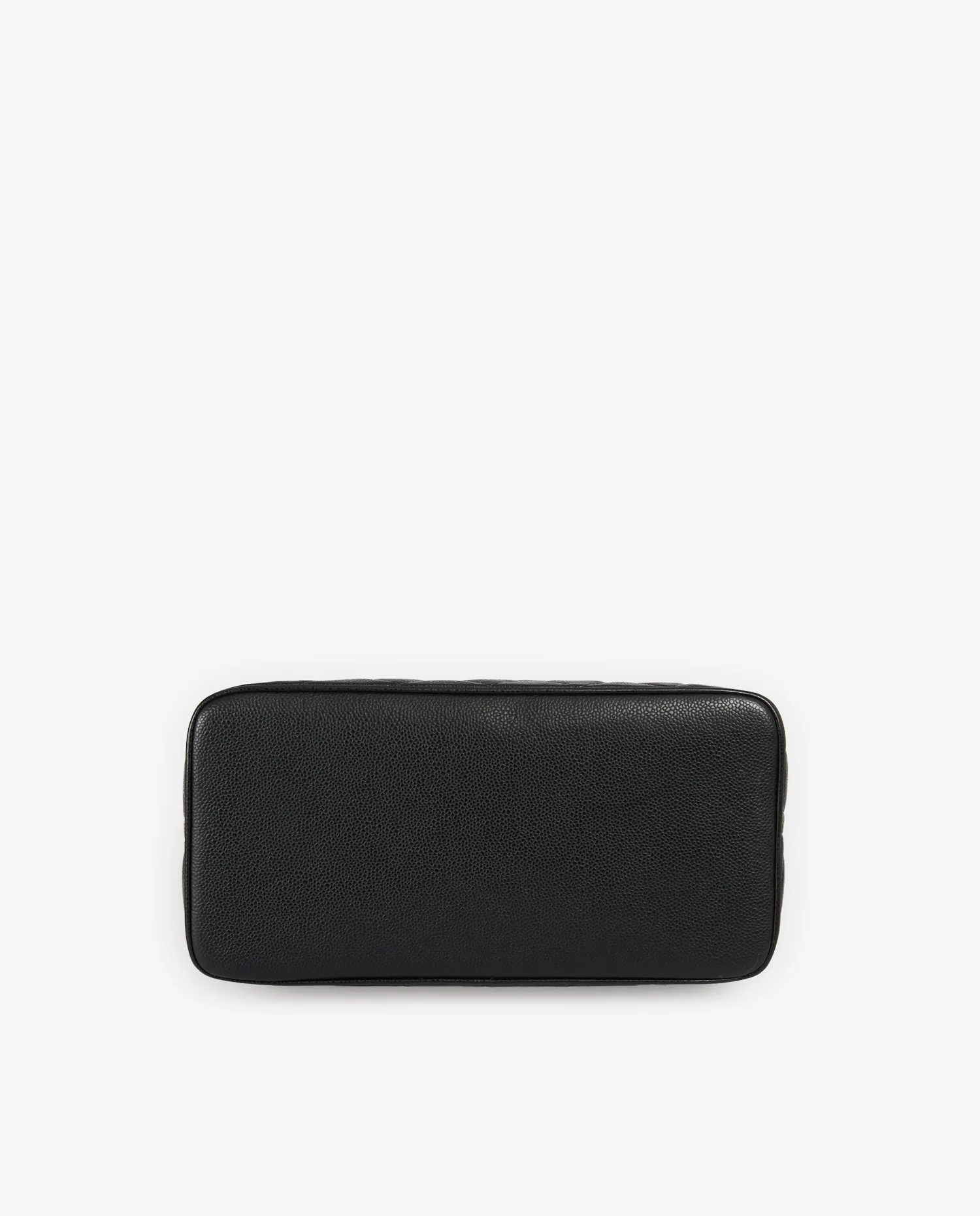 Cabas cuir grainé Chanel vintage - Photo 5