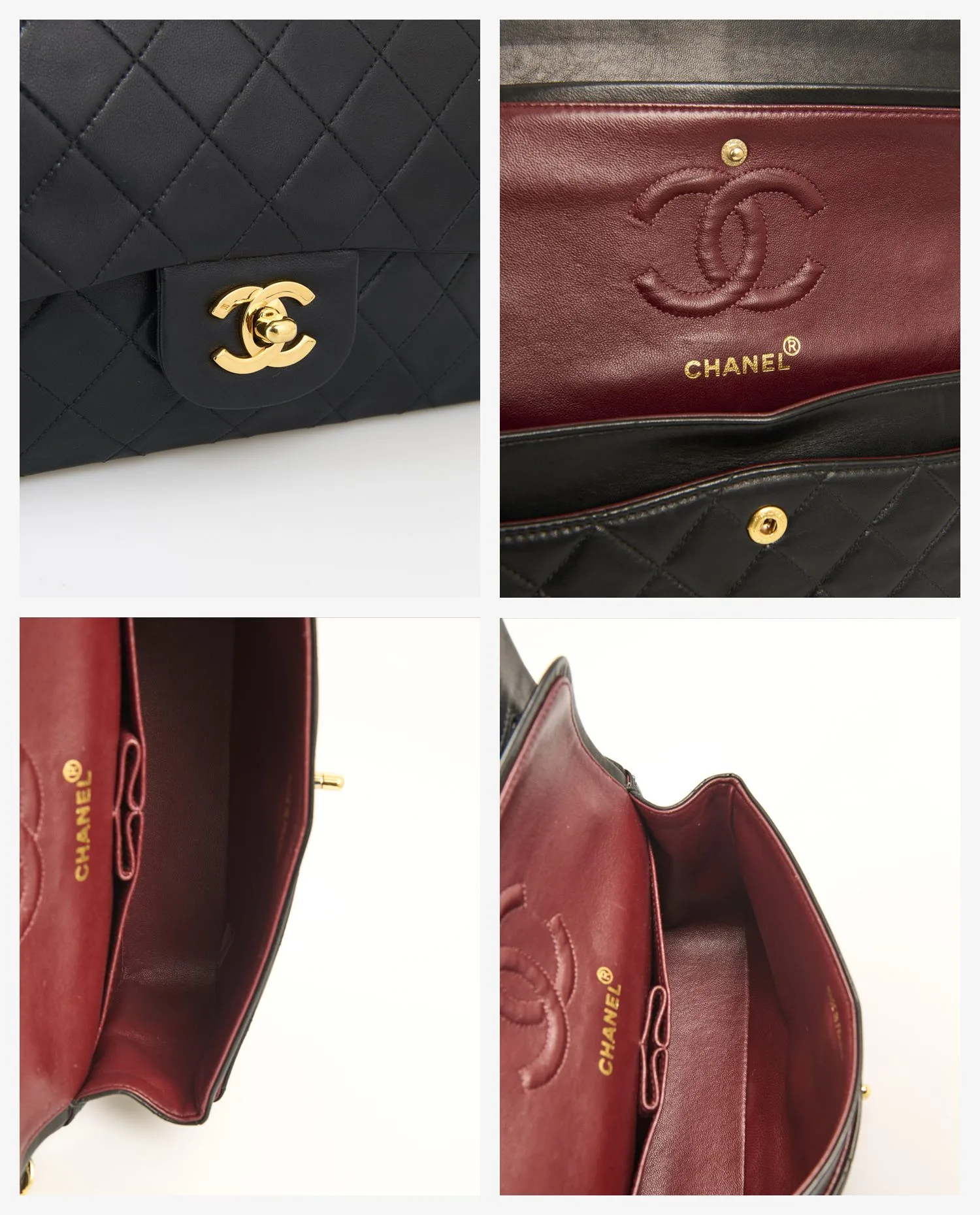 Sac Classique Chanel 23cm vintage - Photo 8