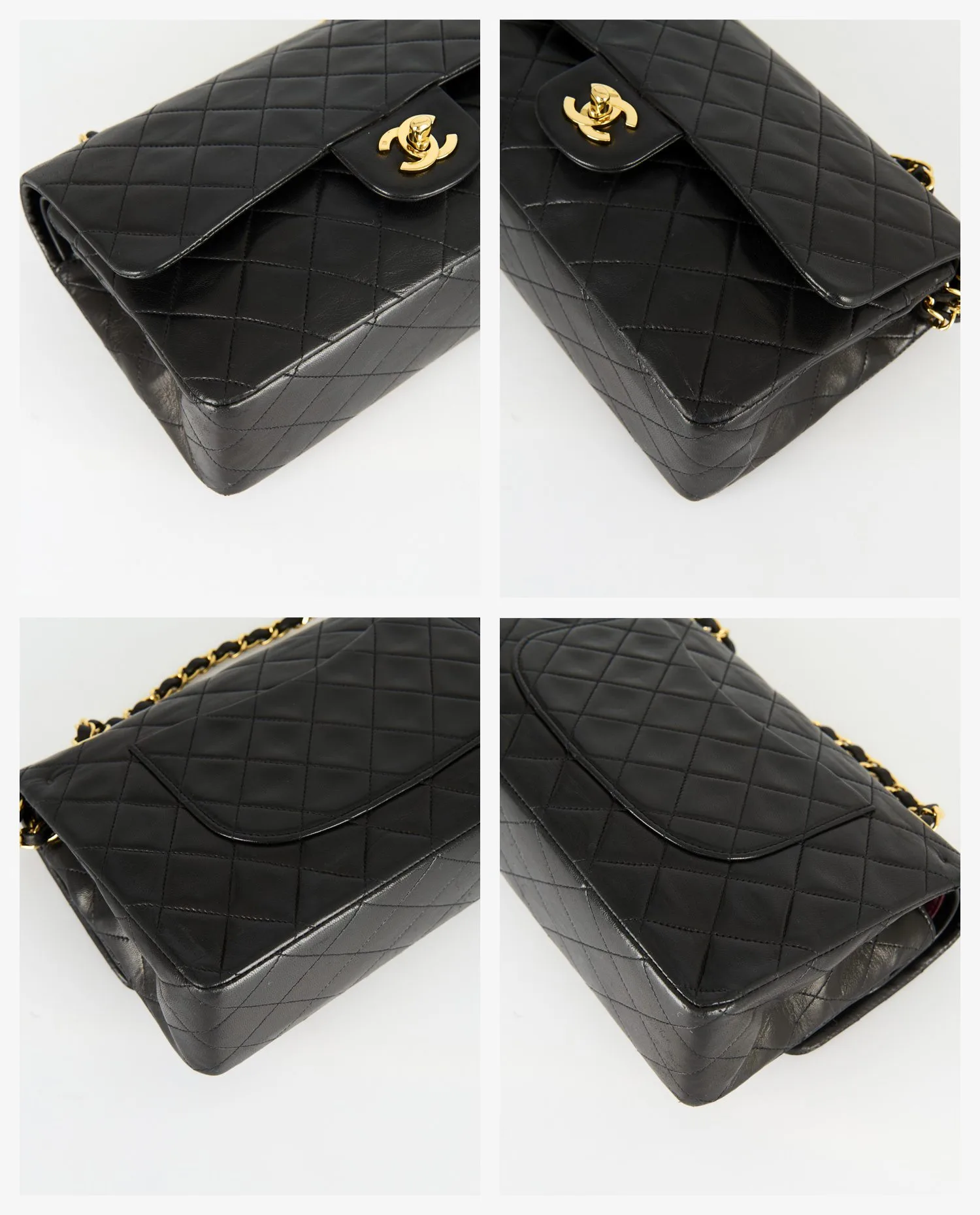 Sac vintage Classique 25cm Chanel noir - Photo 6