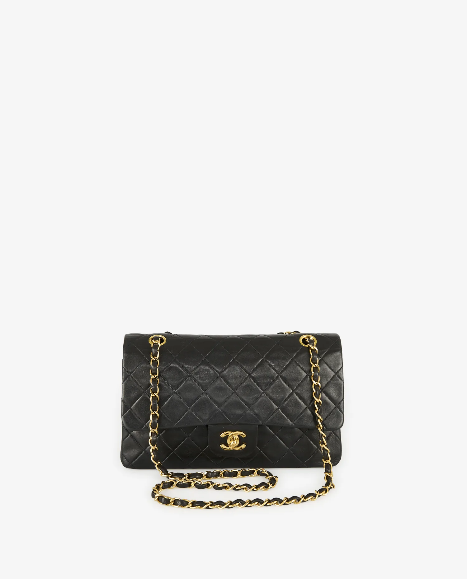 Sac vintage Classique 25cm Chanel noir - Photo 1
