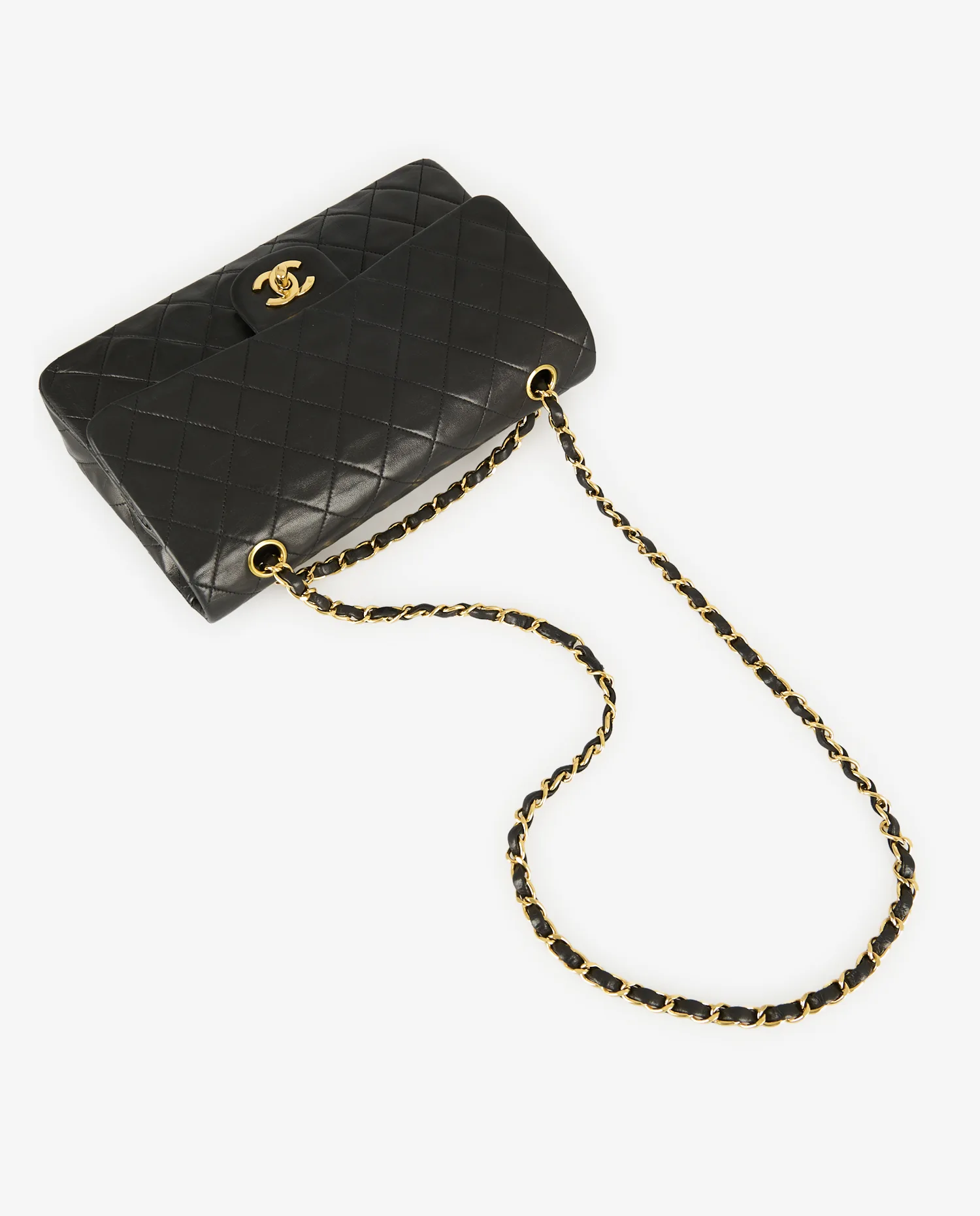 Sac vintage Classique 25cm Chanel noir - Photo 9